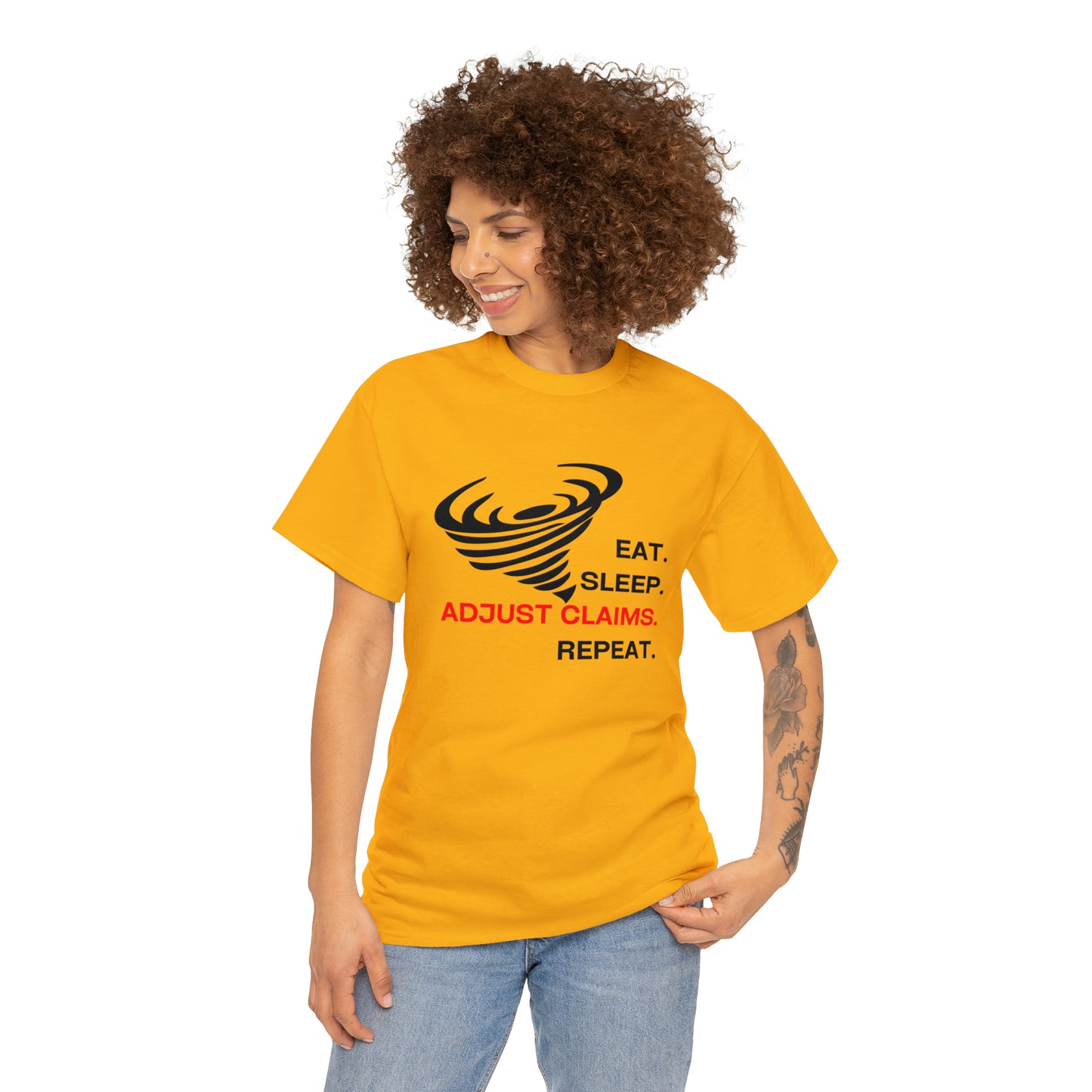 Claims Adjuster (Tornado) Unisex Heavy Cotton Tee