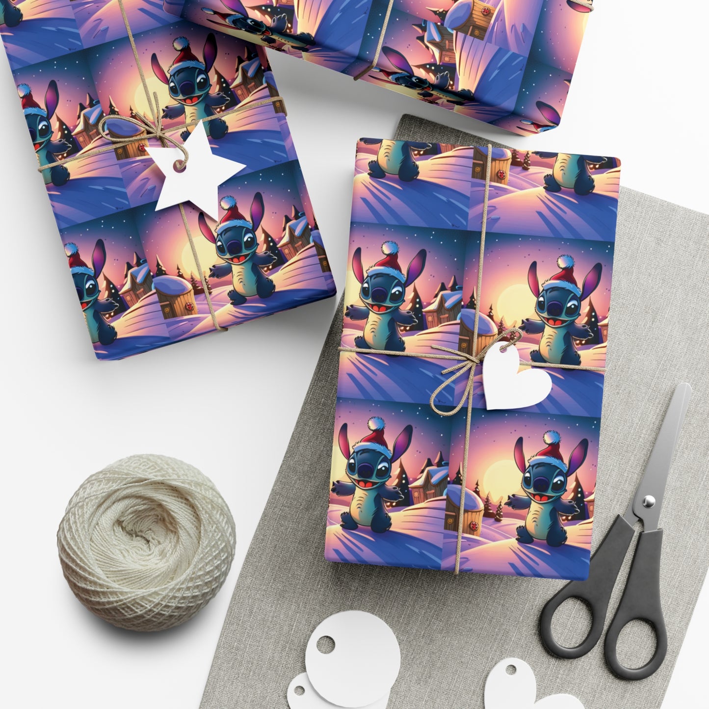 Stitch Christmas Inspired Wrapping Paper