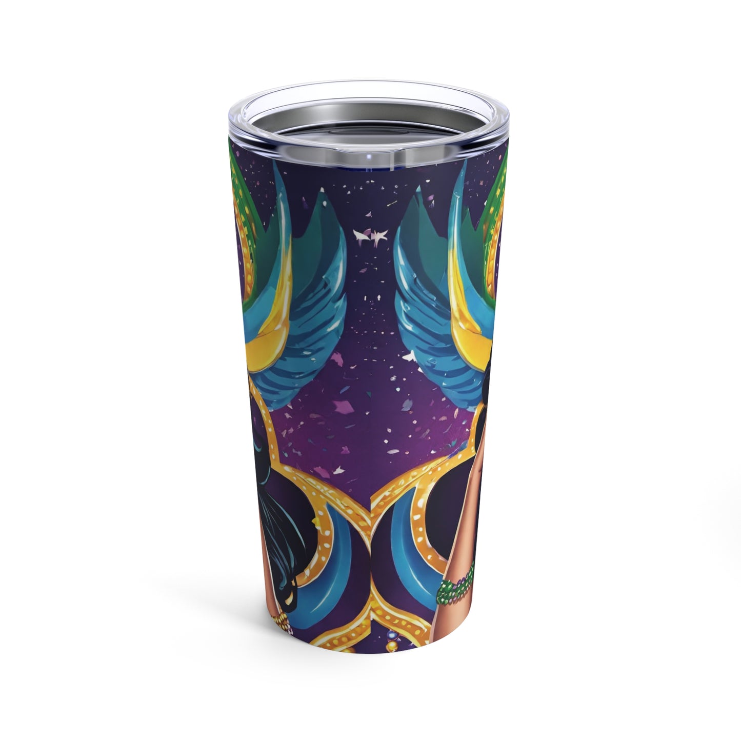Sublimated Tumbler 20oz - Carnival Queen (Full Bleed)