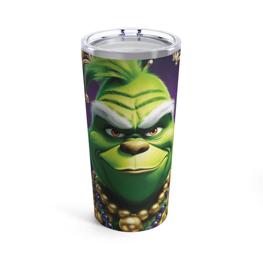 Sublimated Tumbler 20oz - Gaudy Green Gala (Full Bleed)