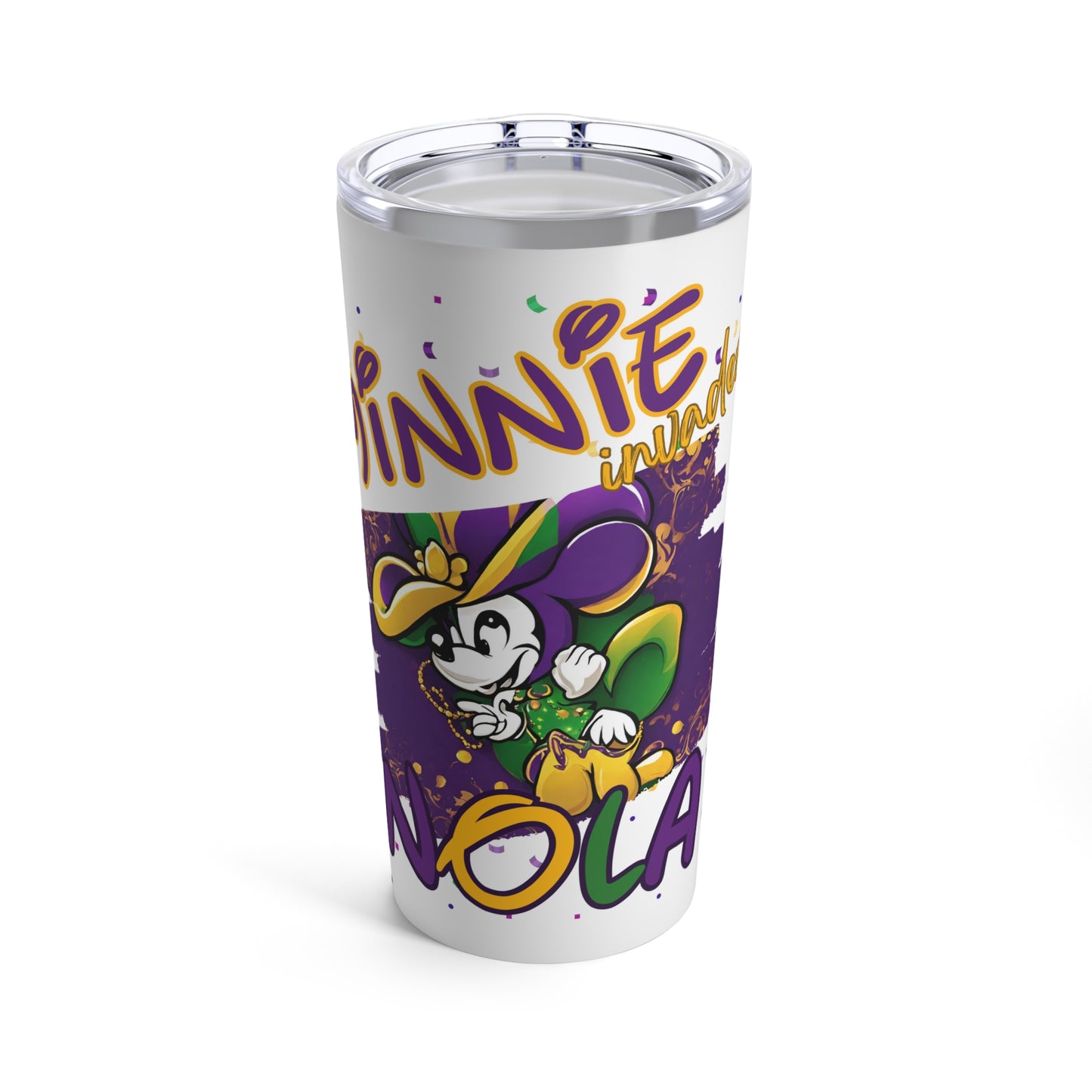 Sublimated Tumbler 20oz -Minnie Invades NOLA