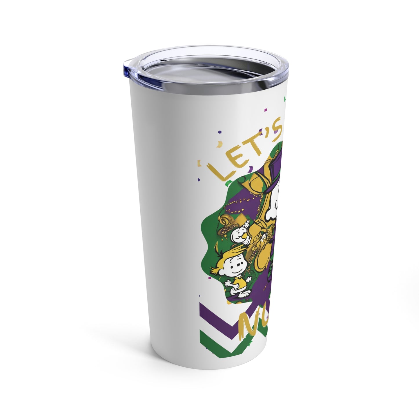 Sublimated Tumbler 20oz -Lets Geaux Nuts