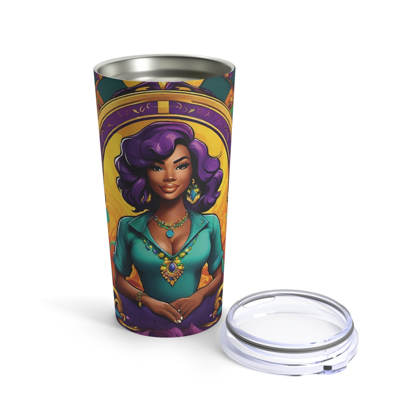 Sublimated Tumbler 20oz - Duchess of the Mystery Krewe (Full Bleed)