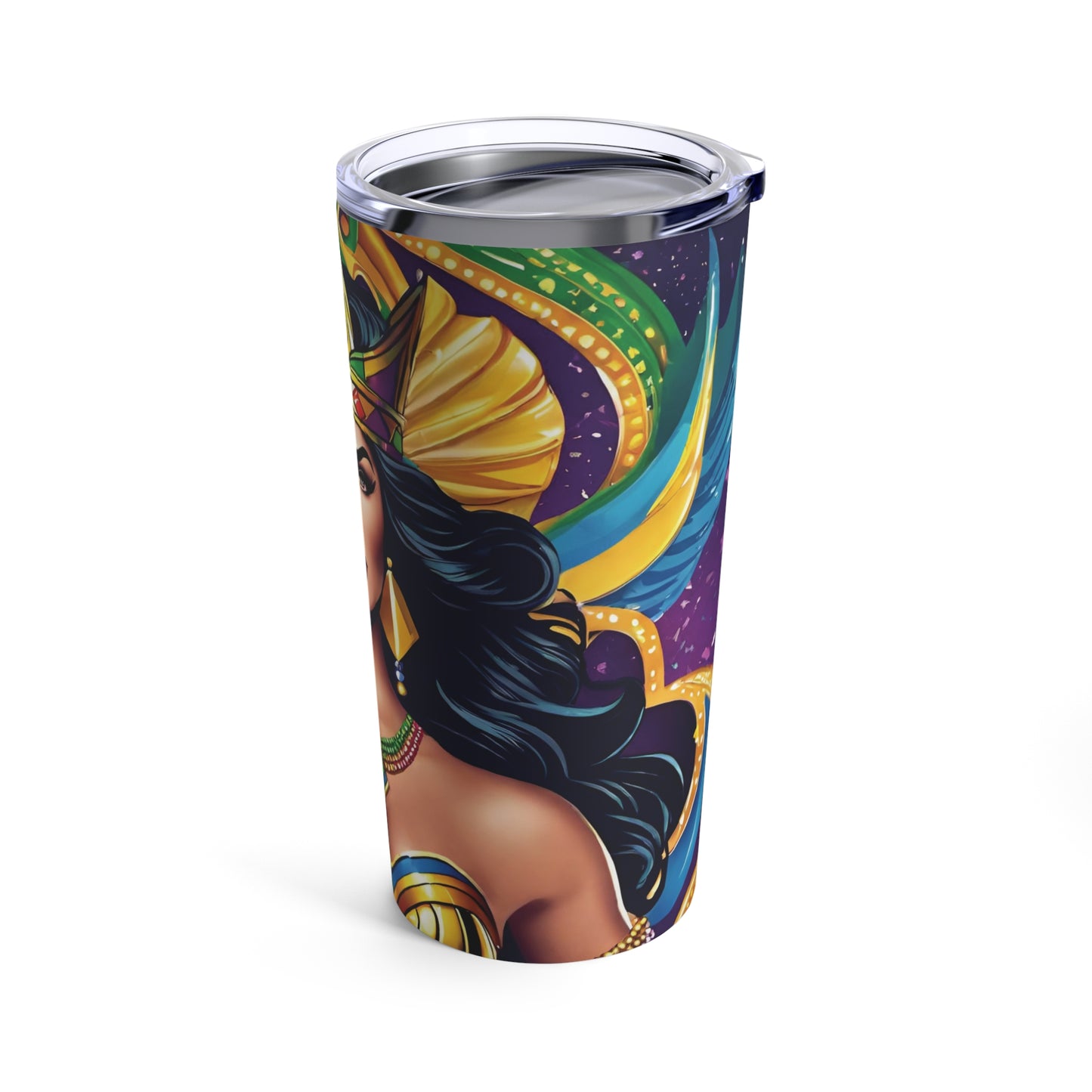 Sublimated Tumbler 20oz - Carnival Queen (Full Bleed)