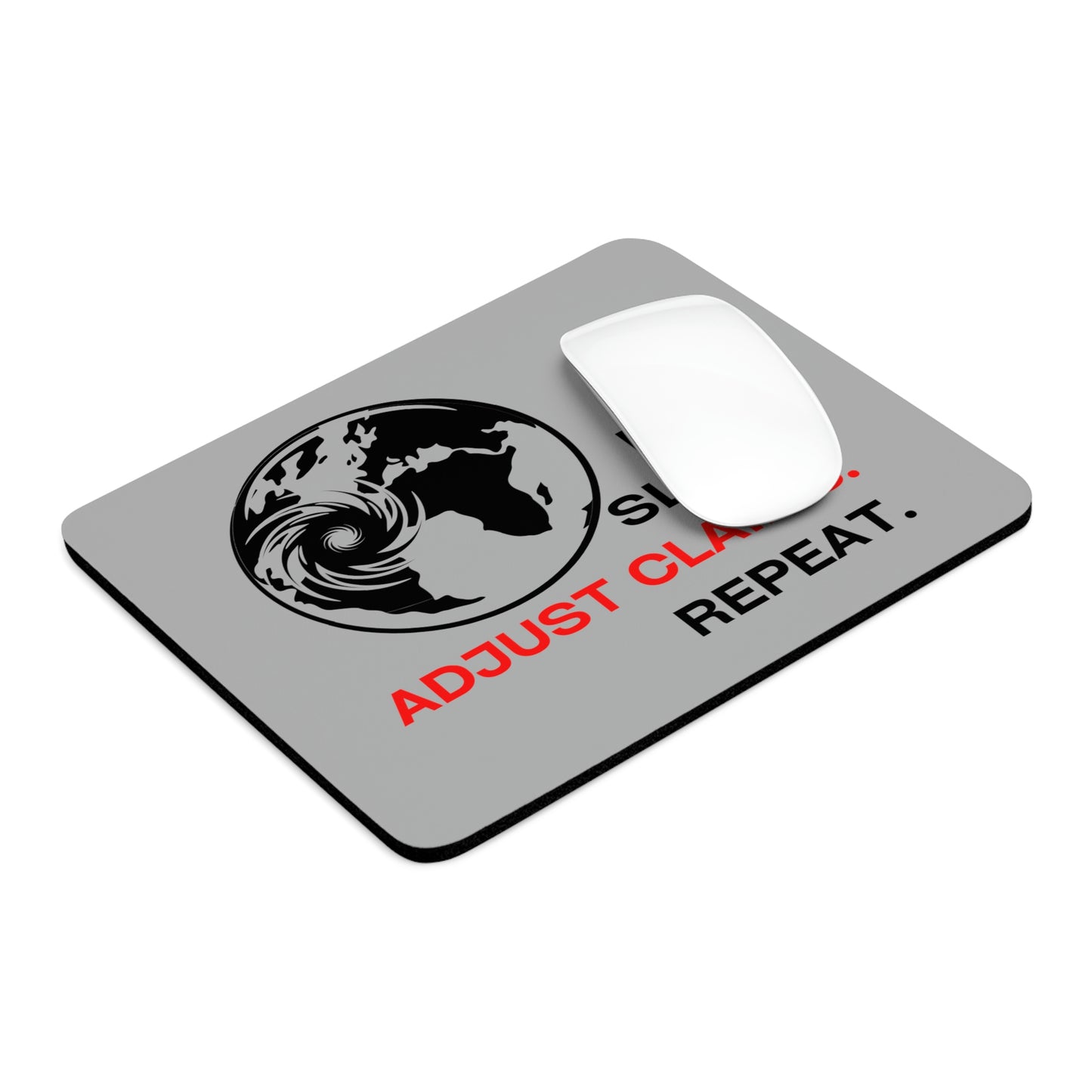 Claims Adjuster (Hurricane / Light Gray) Mouse Pad