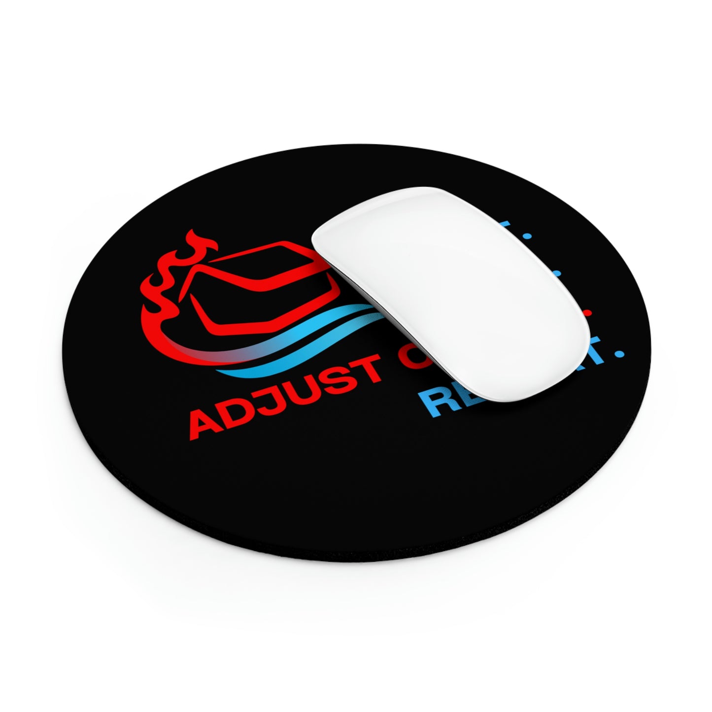 Claims Adjuster (Wild Fire / Black) Mouse Pad