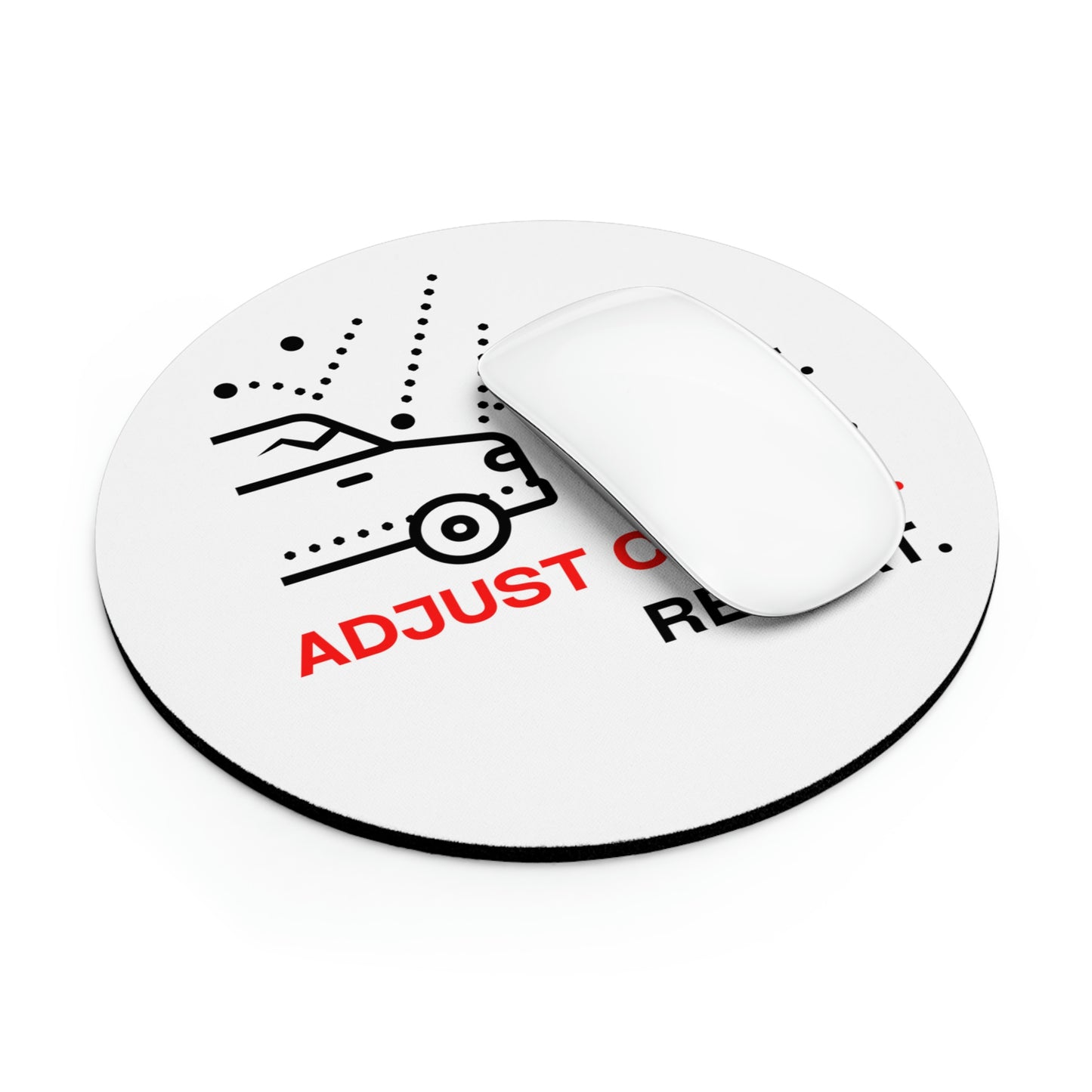 Claims Adjuster (Car/ Hail Damage/ White) Mouse Pad