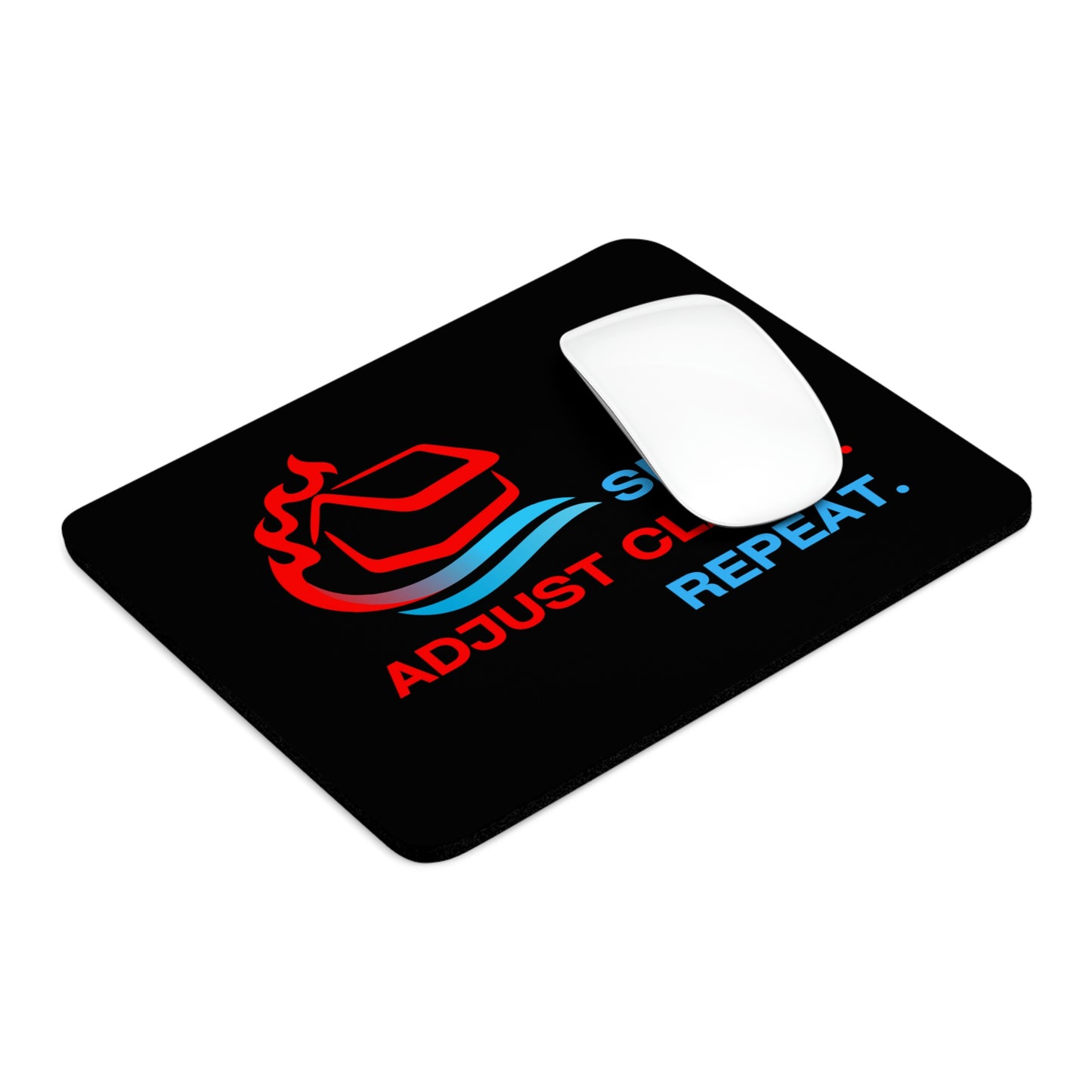 Claims Adjuster (Wild Fire / Black) Mouse Pad