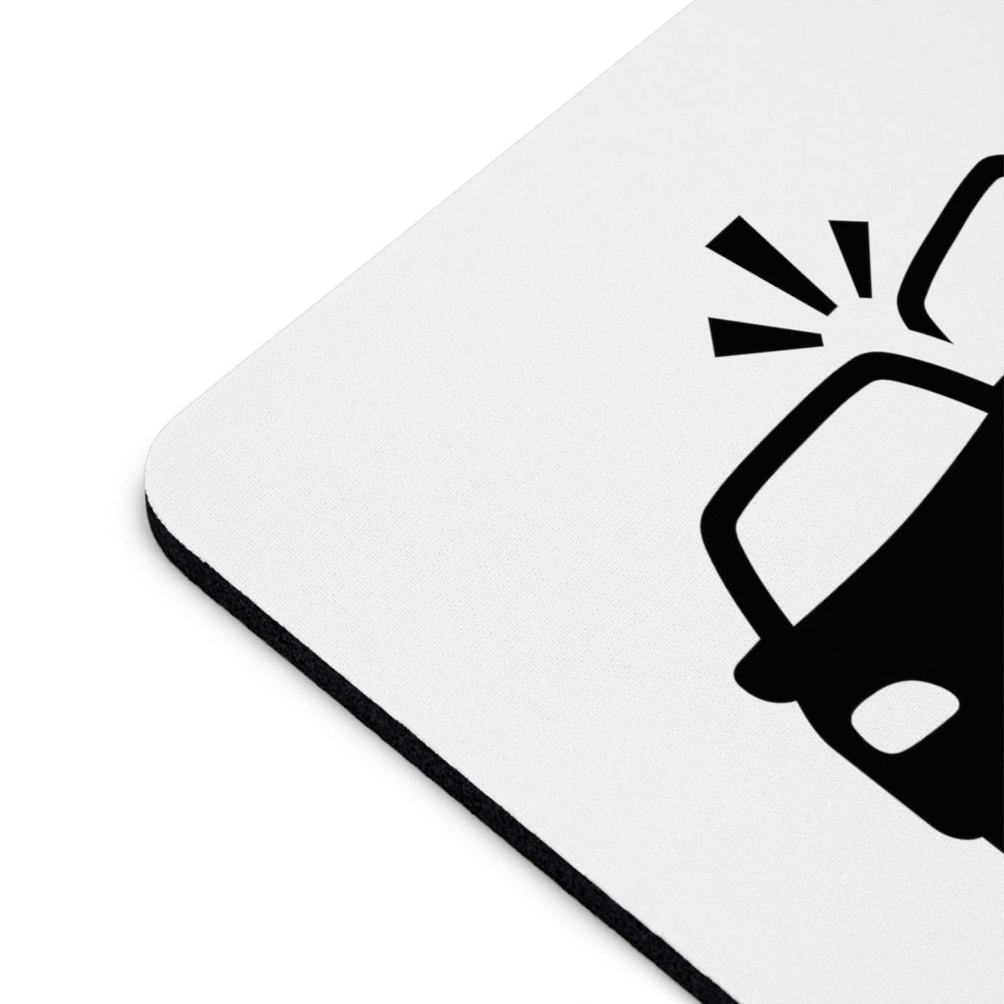 Claims Adjuster (Double Car/ White) Mouse Pad