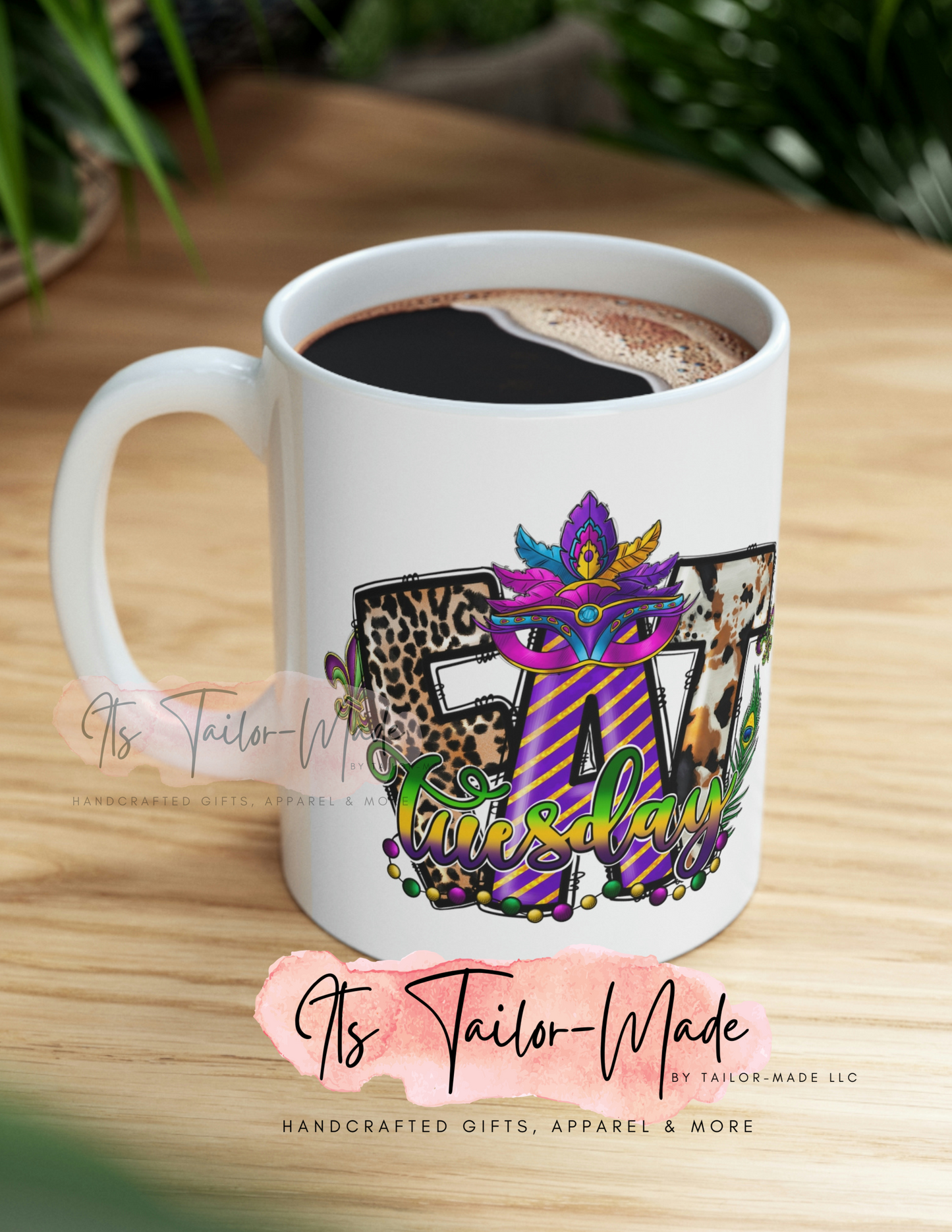 Fat Tuesday (Animal Print) Ceramic Mug 11oz