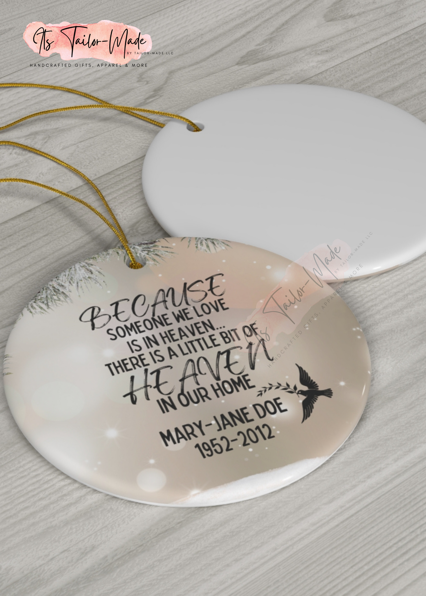 Someone In Heaven Ceramic Ornament