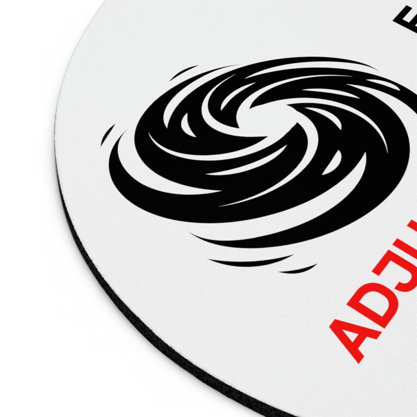 Claims Adjuster (Eye of Hurricane / White) Mouse Pad