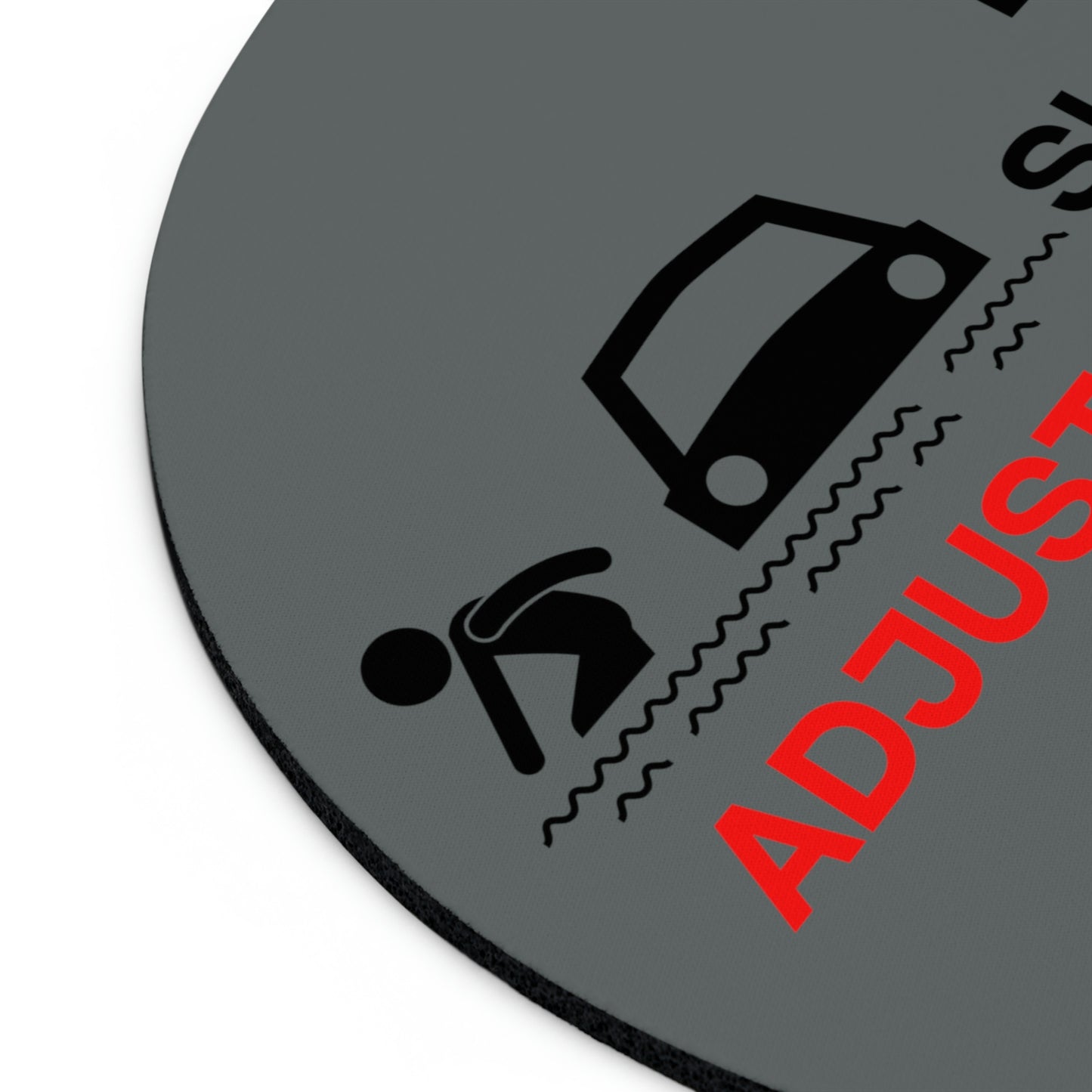 Claims Adjuster (Flooded Car/Gray) Mouse Pad