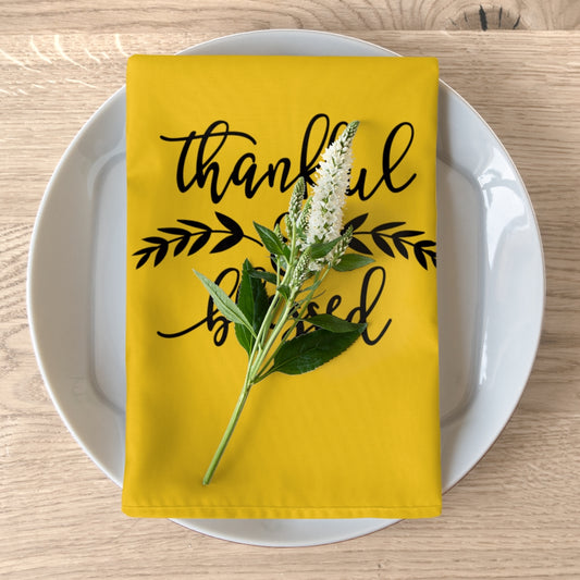 Thankful & Blessed Napkins