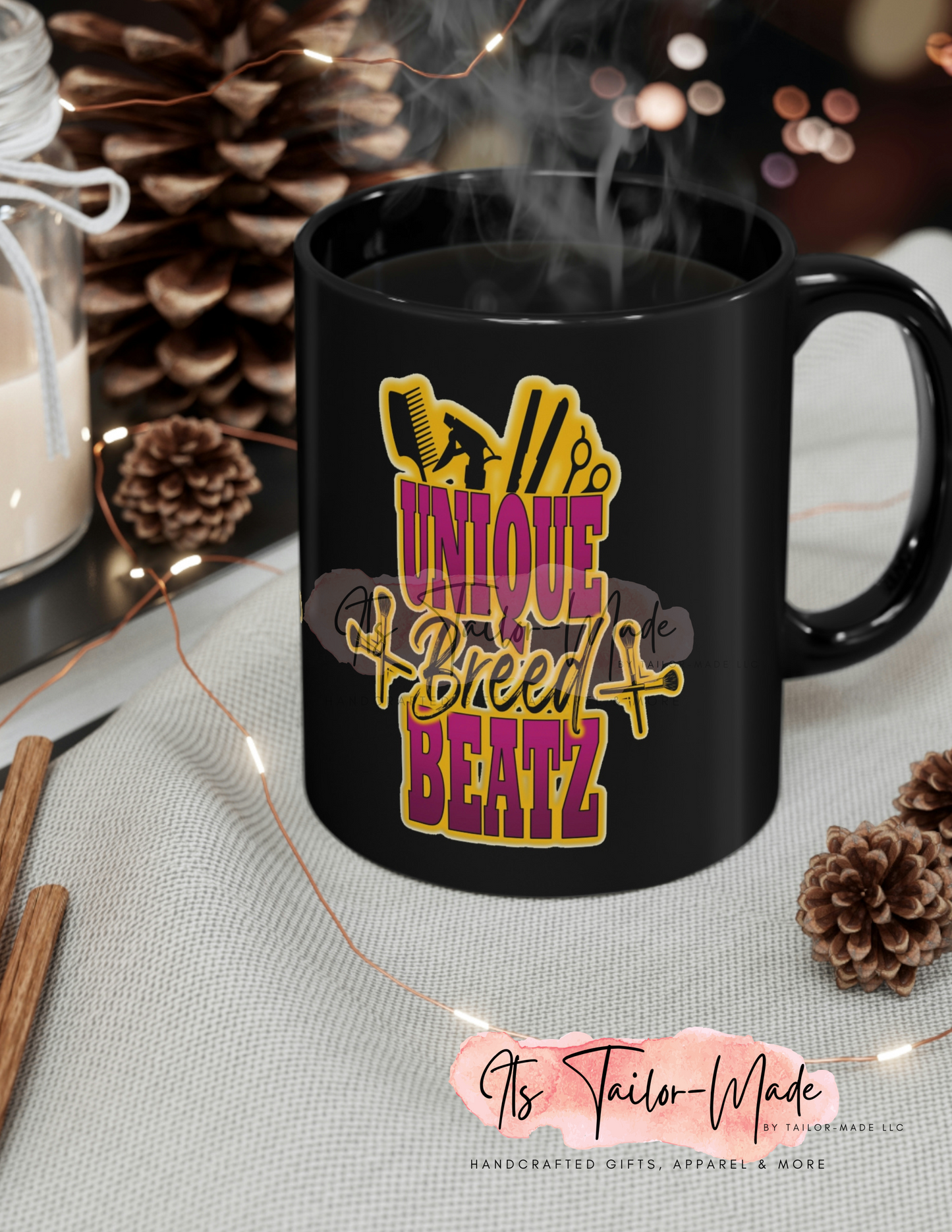 Unique Breed Beatz 11oz Black Mug