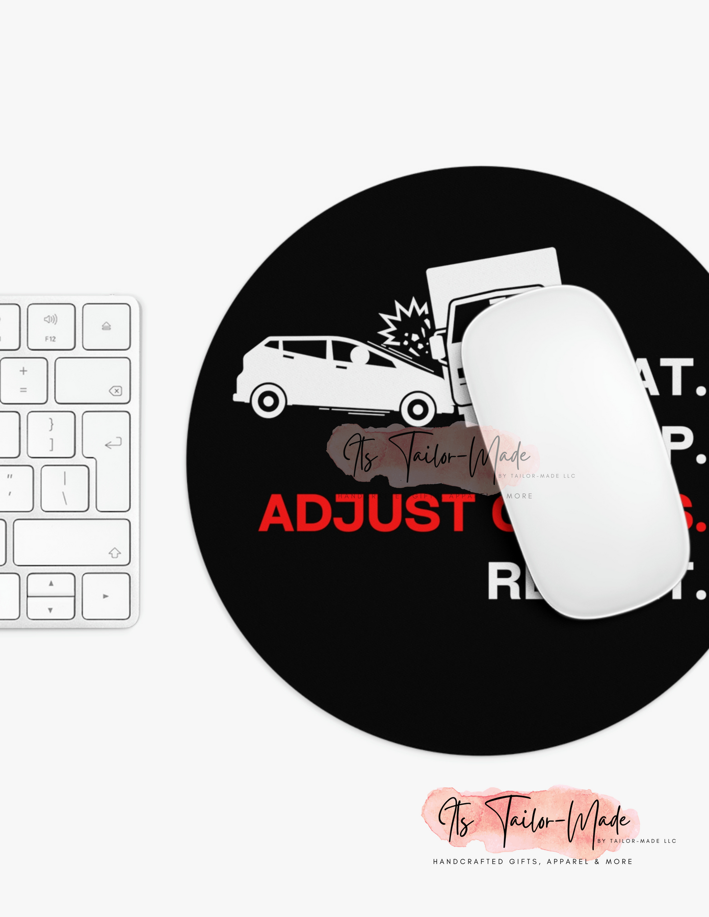 Claims Adjuster (Car/ Commercial Truck/ Black) Mouse Pad