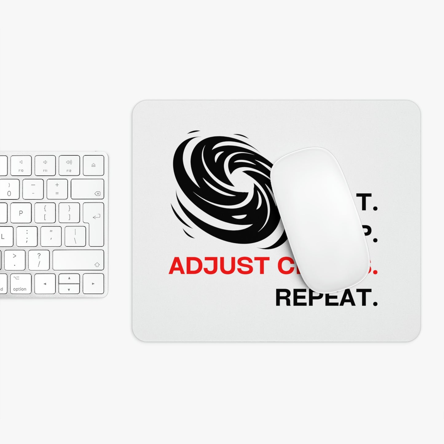 Claims Adjuster (Eye of Hurricane / White) Mouse Pad