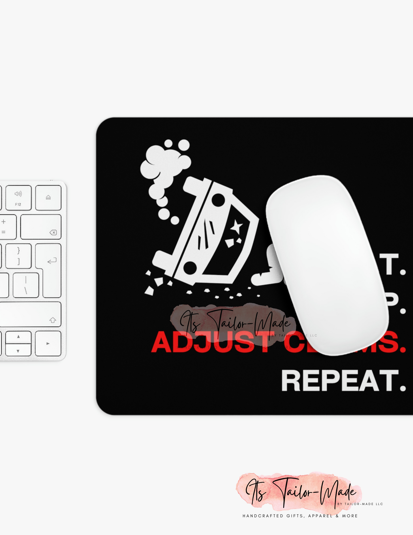 Claims Adjuster (Car Flip/Driver/Black) Mouse Pad