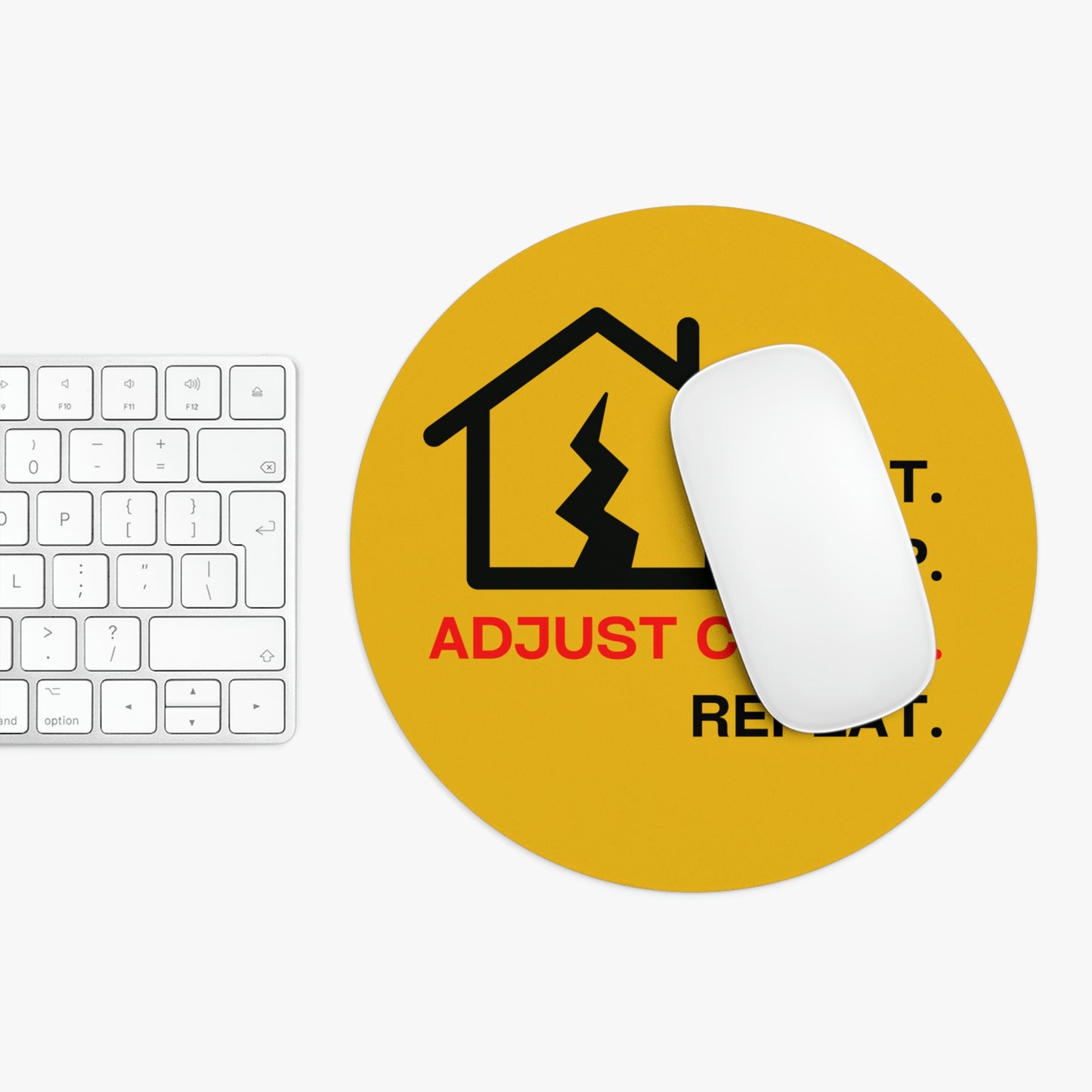 Claims Adjuster (Earthquake/Yellow) Mouse Pad
