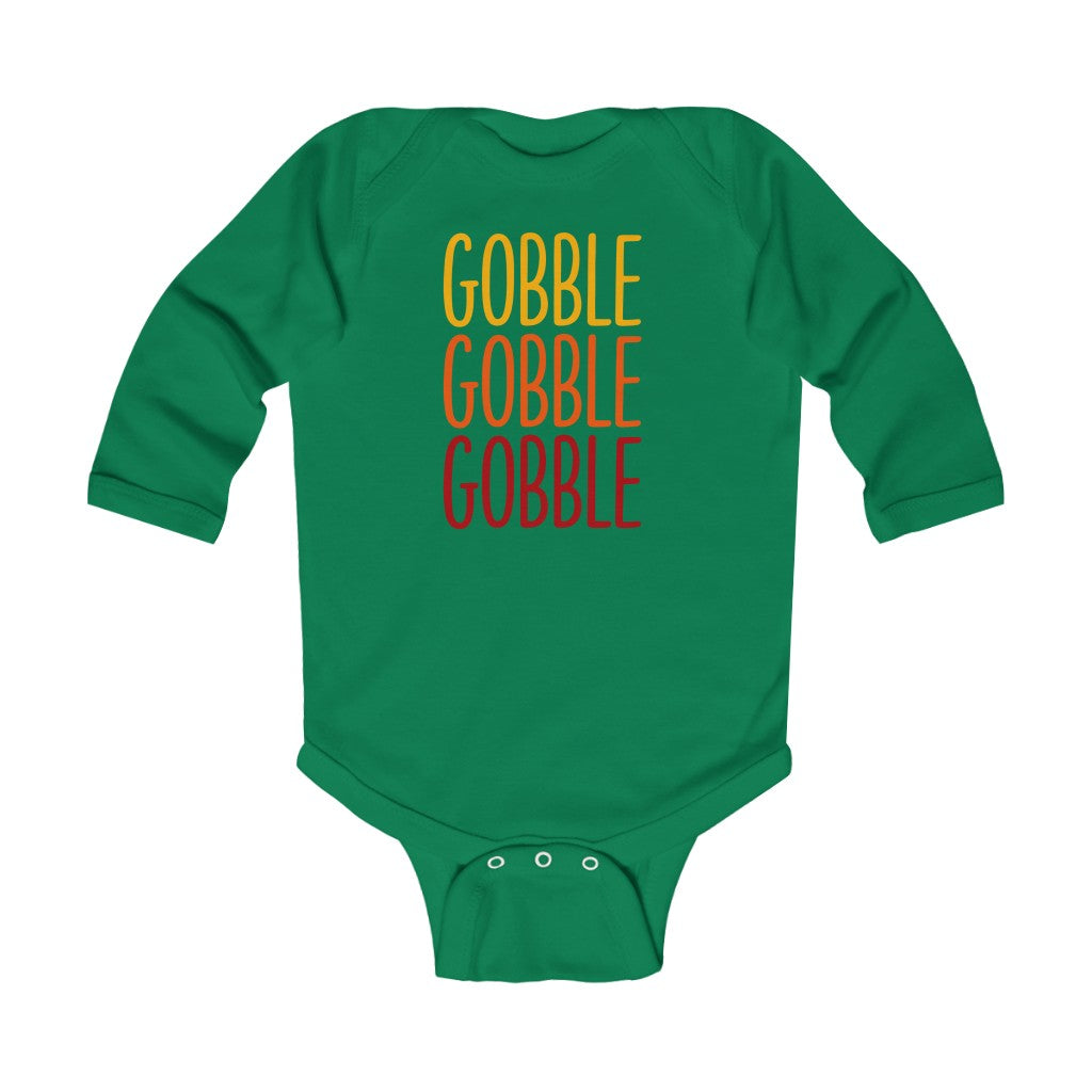 Gobble Gobble Gobble Infant Long Sleeve Onesie
