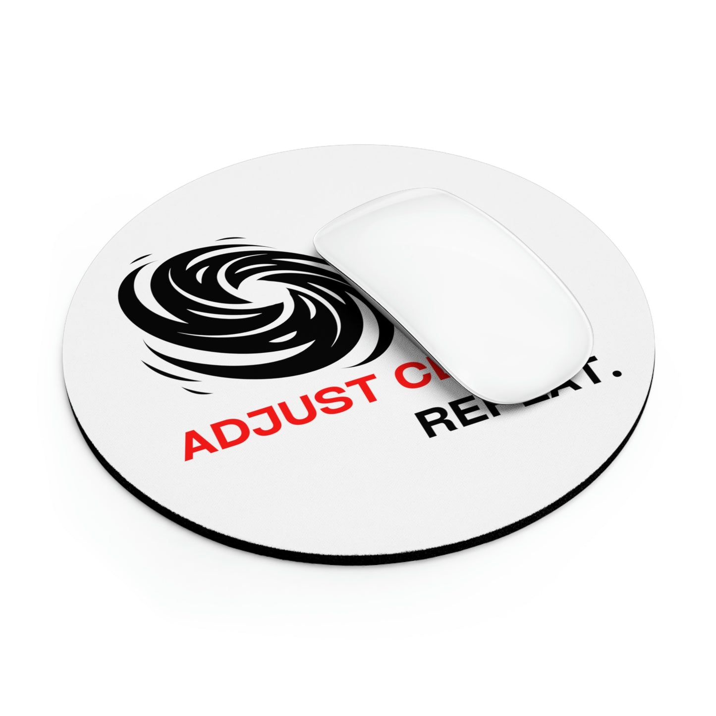 Claims Adjuster (Eye of Hurricane / White) Mouse Pad