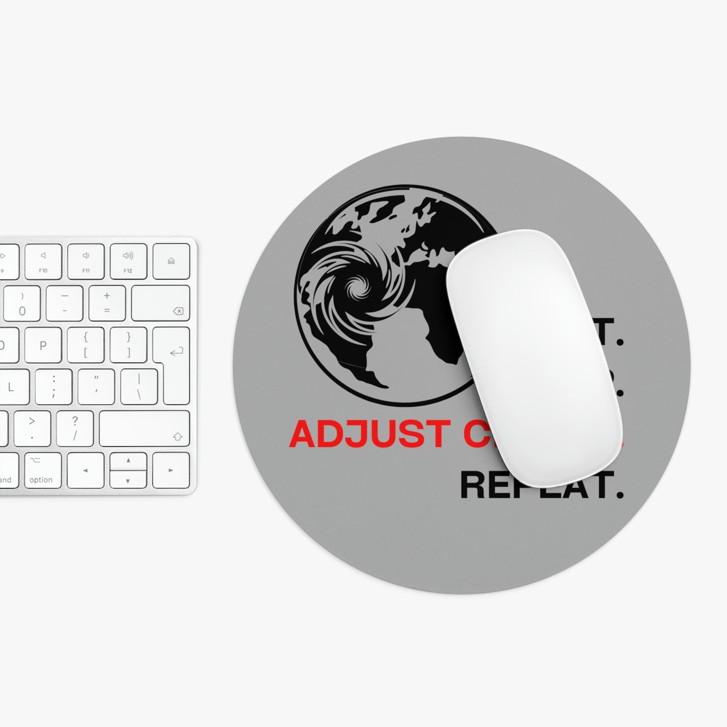 Claims Adjuster (Hurricane / Light Gray) Mouse Pad