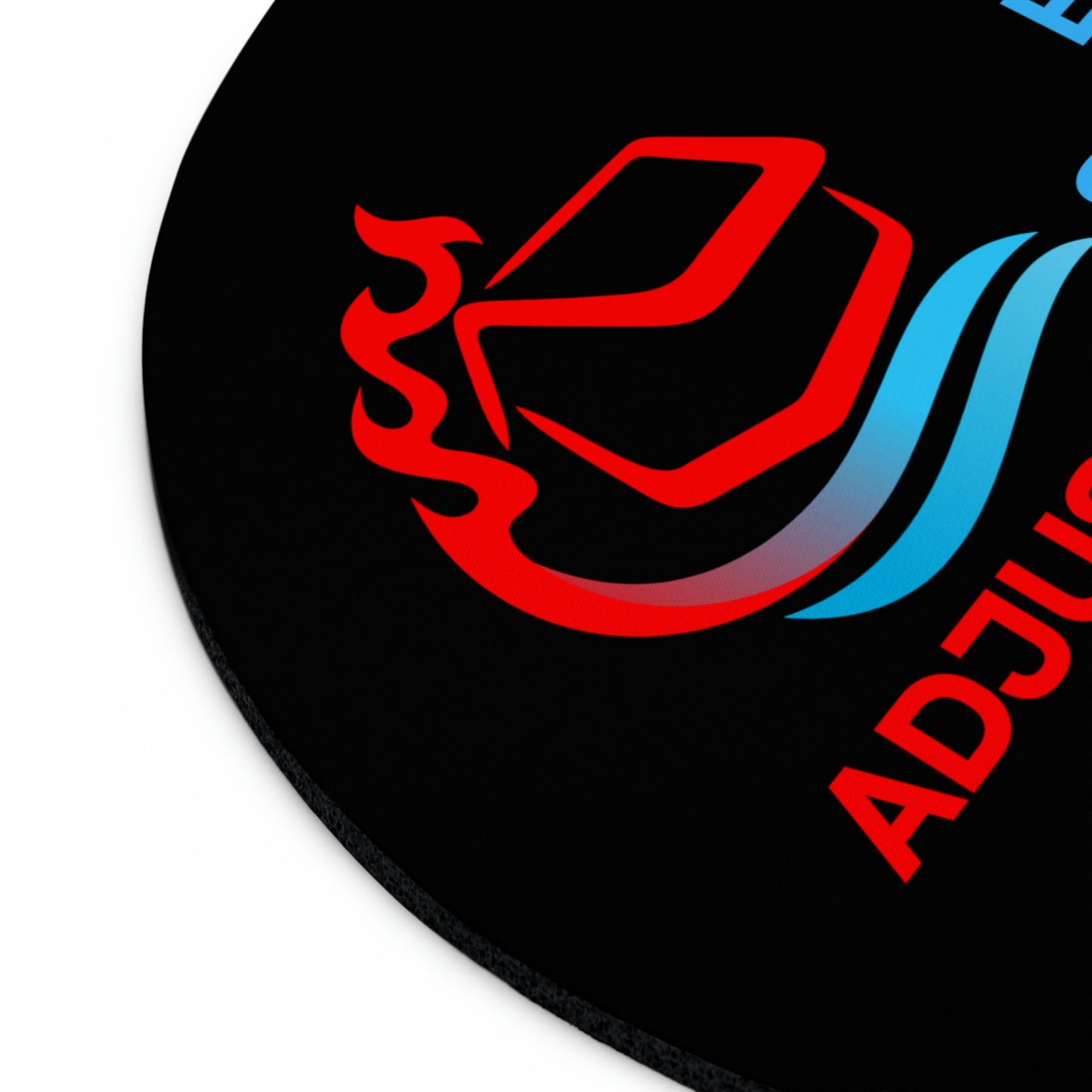 Claims Adjuster (Wild Fire / Black) Mouse Pad