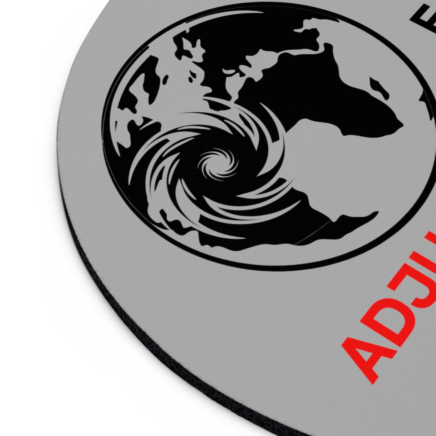 Claims Adjuster (Hurricane / Light Gray) Mouse Pad