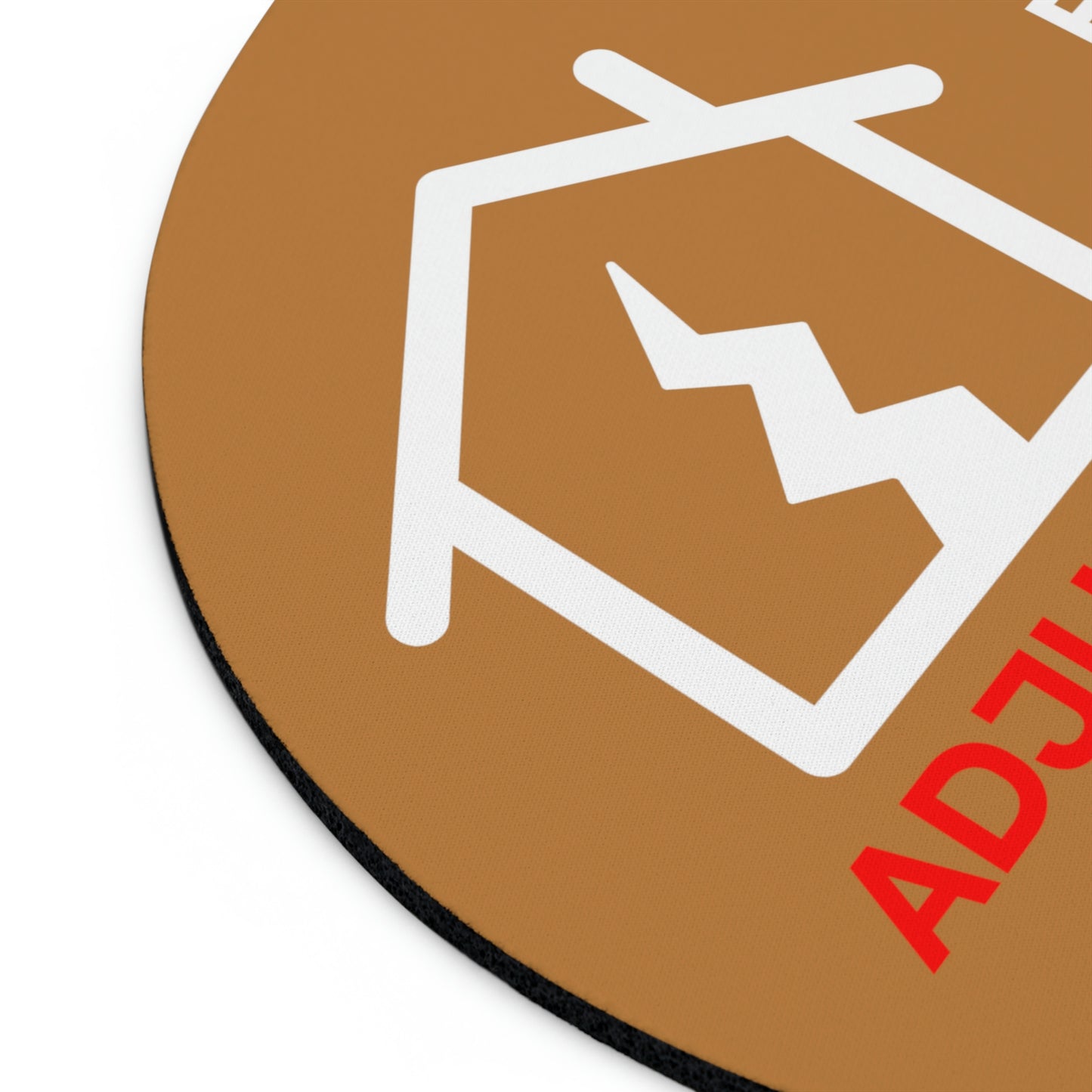 Claims Adjuster (Earthquake/Light Brown) Mouse Pad