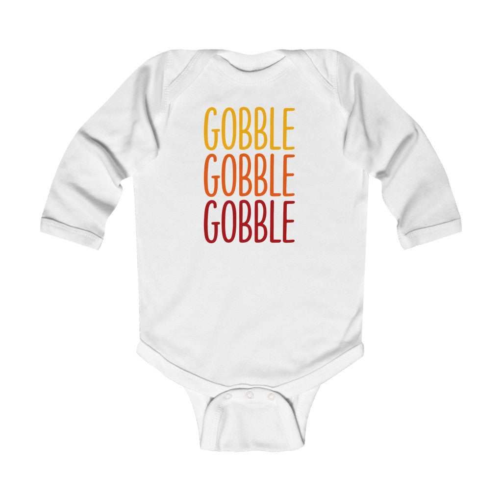 Gobble Gobble Gobble Infant Long Sleeve Onesie
