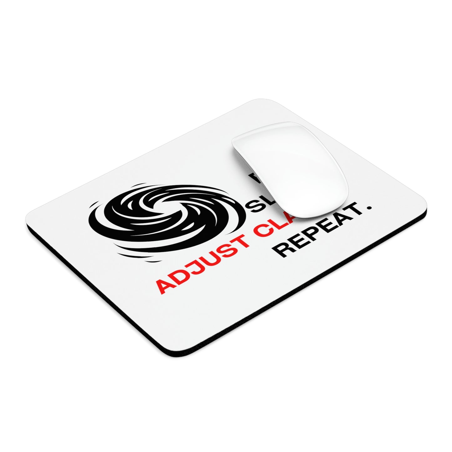 Claims Adjuster (Eye of Hurricane / White) Mouse Pad
