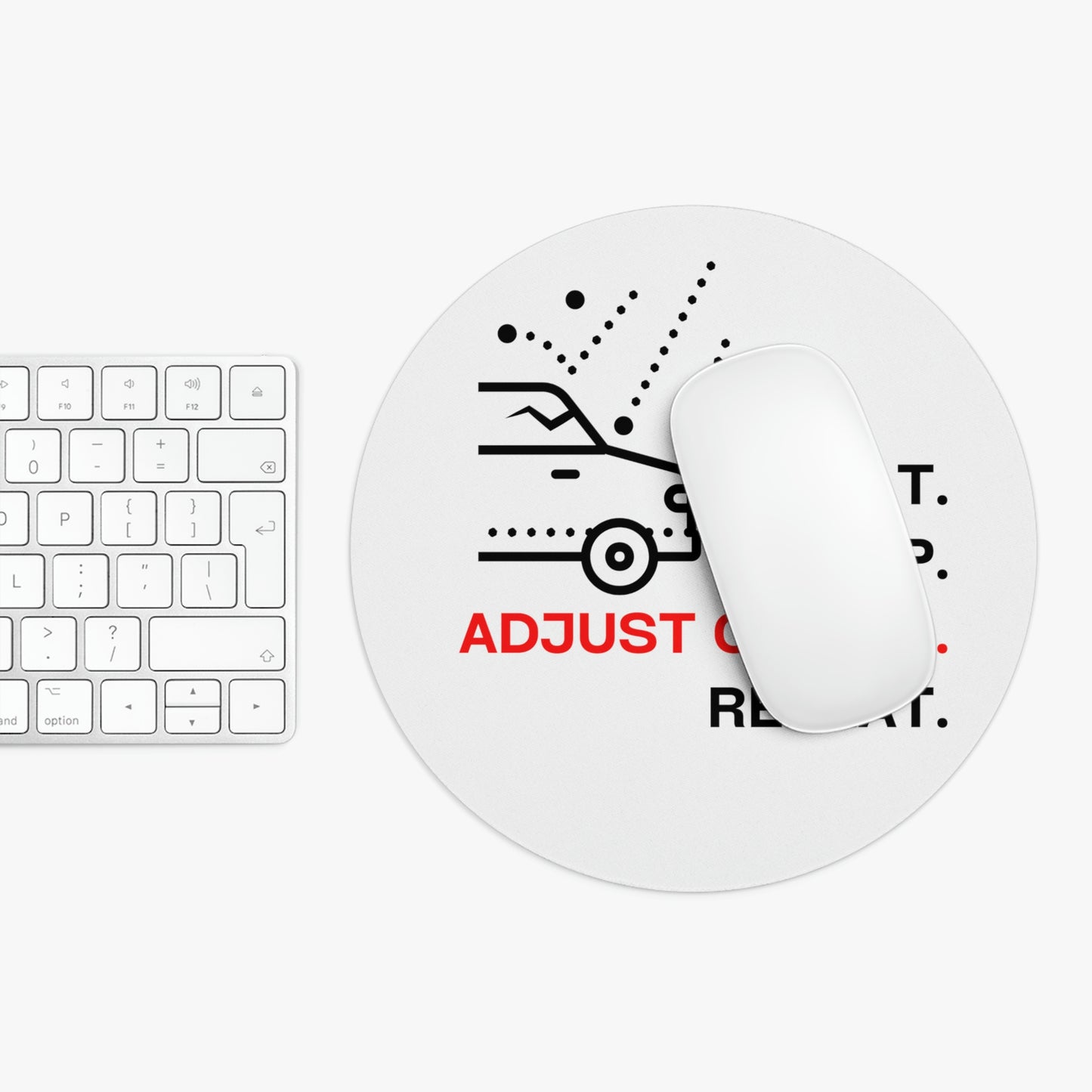 Claims Adjuster (Car/ Hail Damage/ White) Mouse Pad