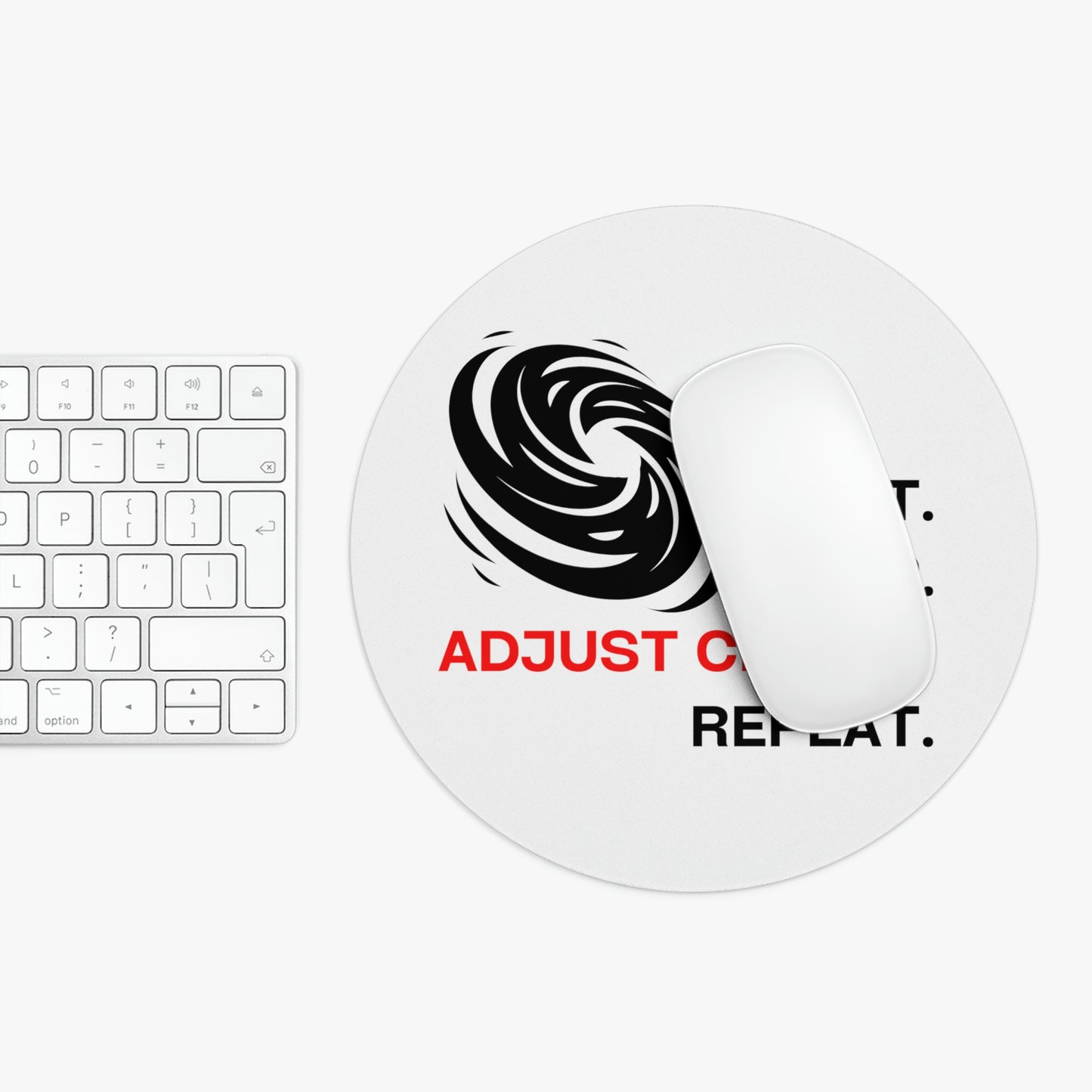 Claims Adjuster (Eye of Hurricane / White) Mouse Pad