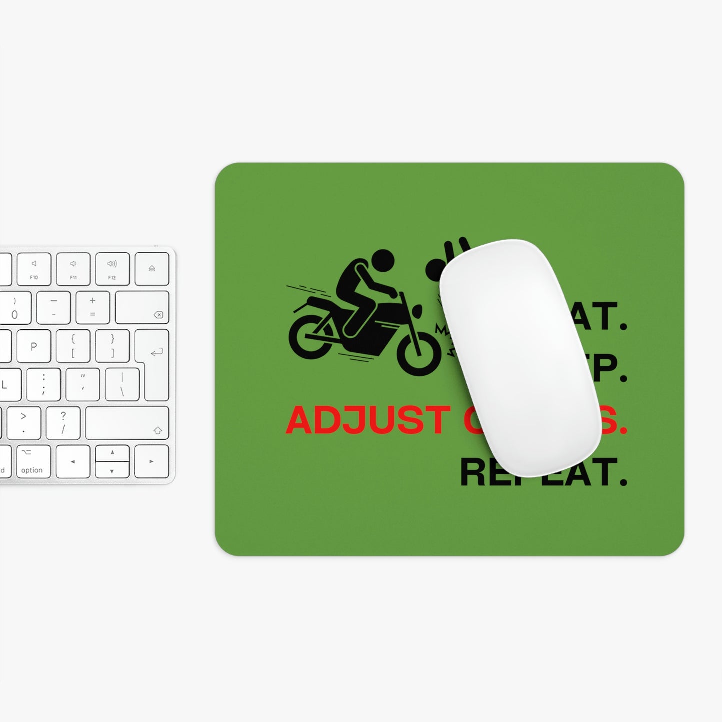 Claims Adjuster (Motorcyclist/Pedestrian/Green) Mouse Pad