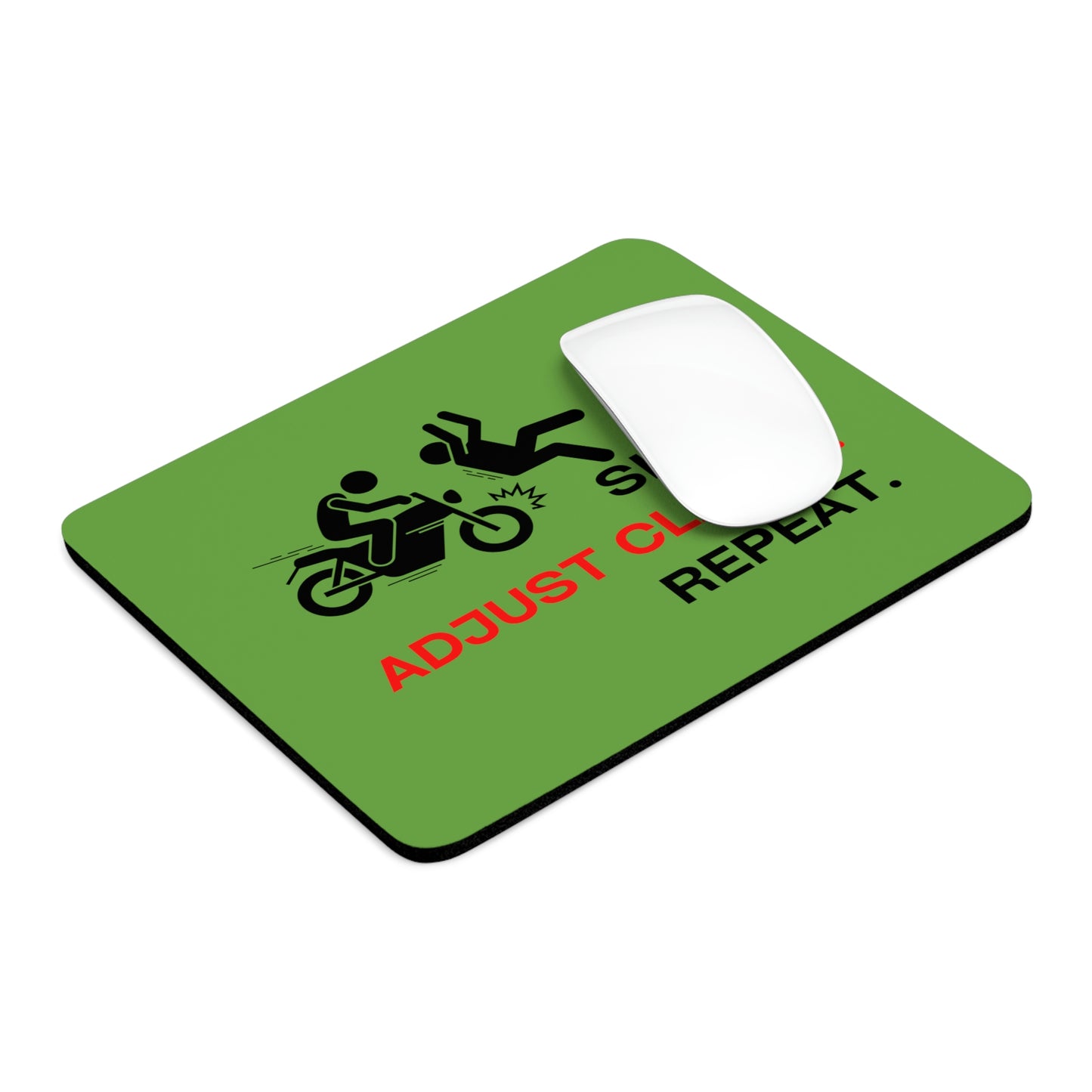 Claims Adjuster (Motorcyclist/Pedestrian/Green) Mouse Pad