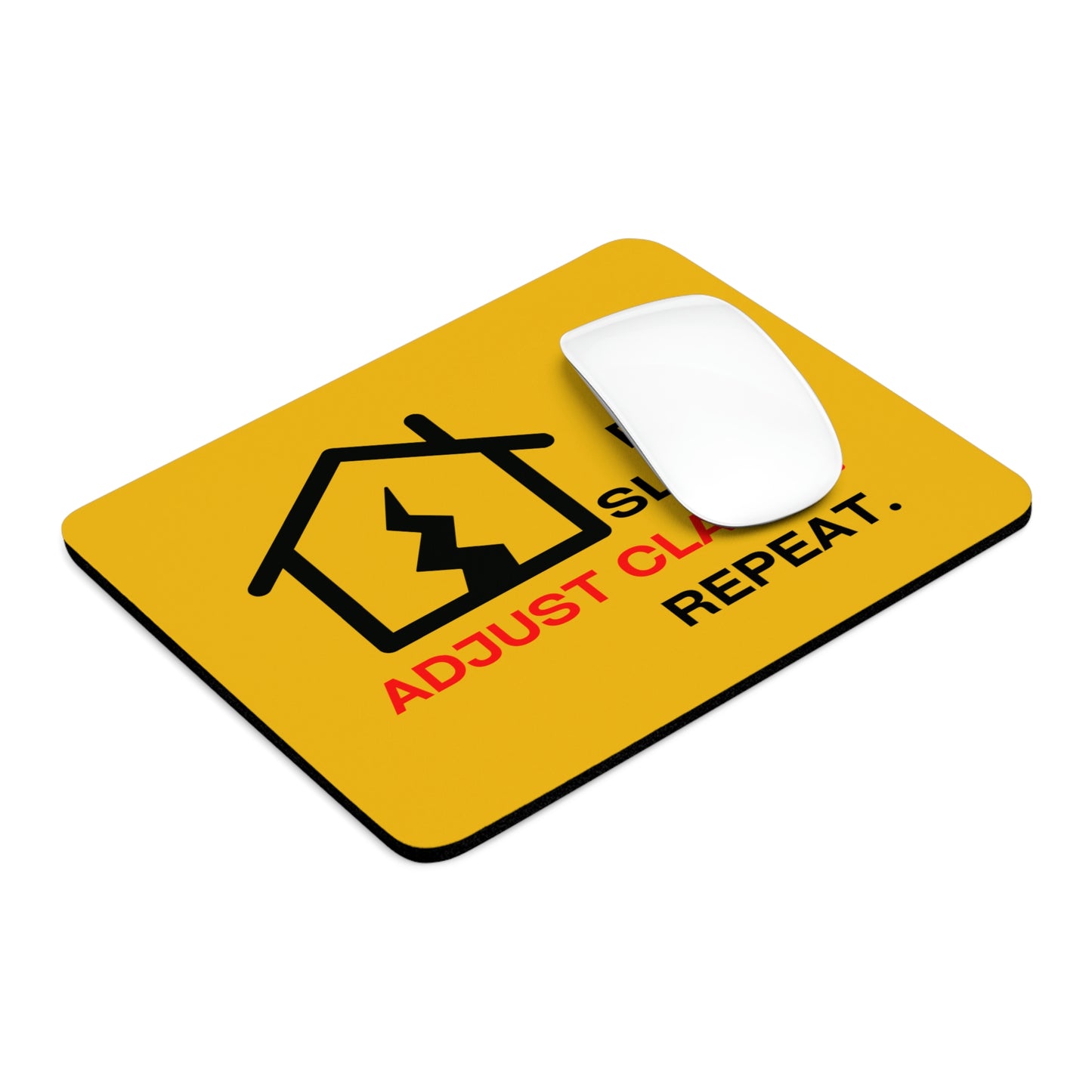 Claims Adjuster (Earthquake/Yellow) Mouse Pad