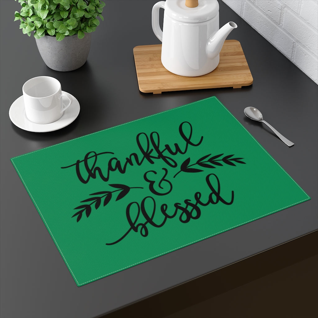 Thankful & Blessed Placemat
