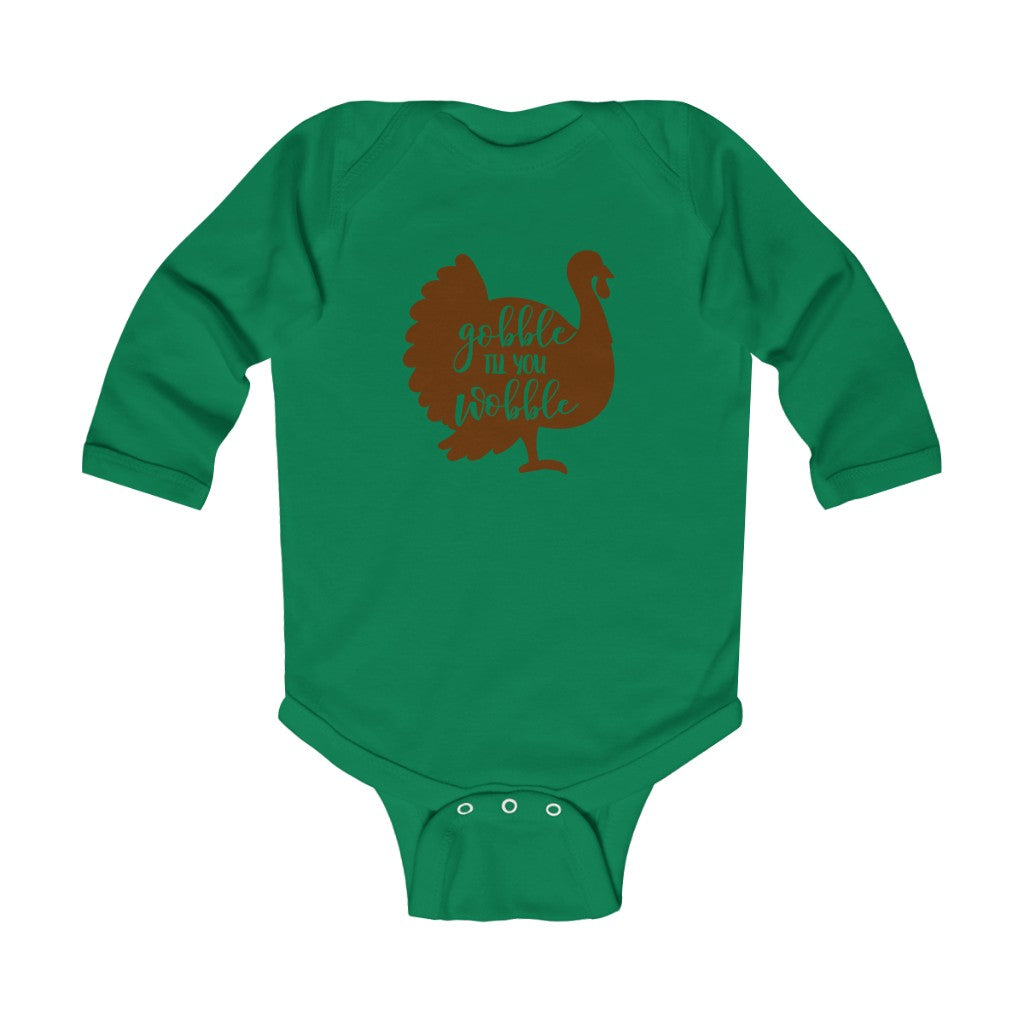 Gobble 'Til You Wobble Infant Long Sleeve Onesie