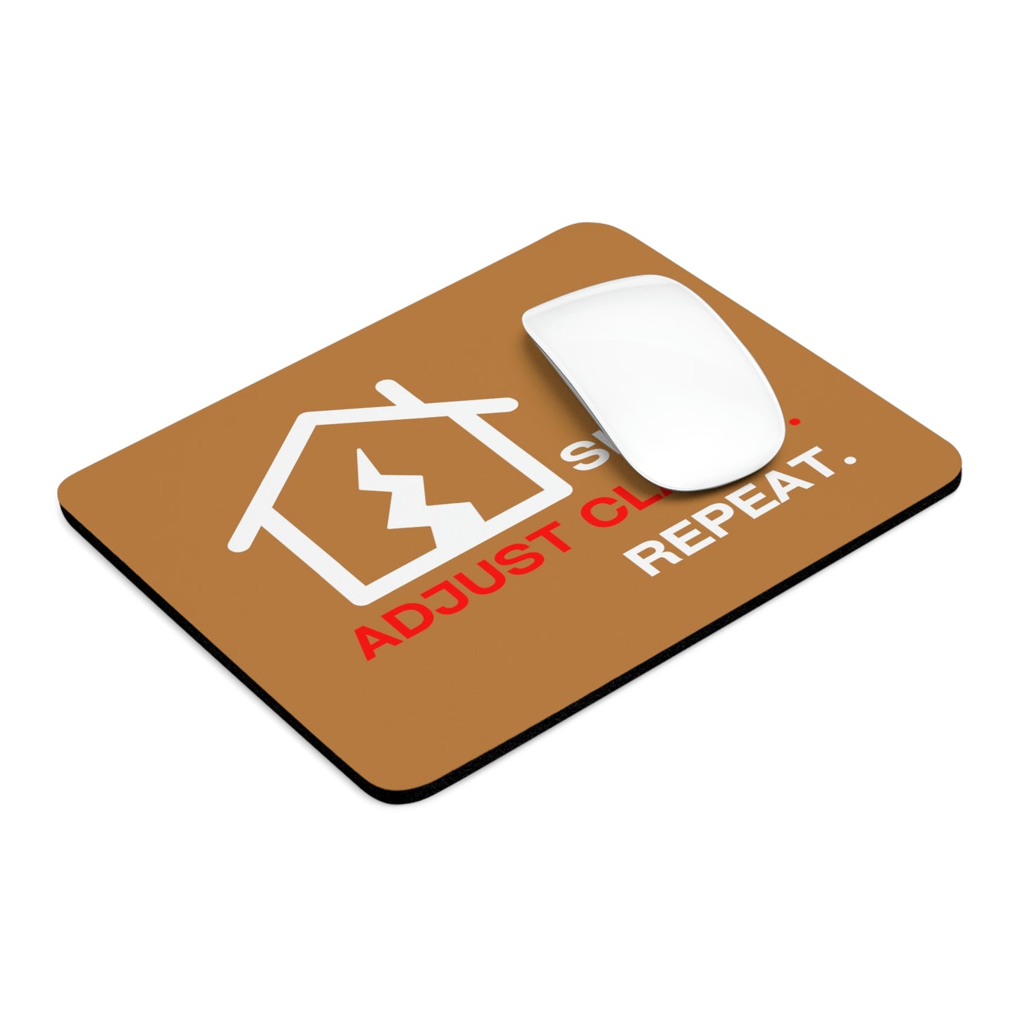 Claims Adjuster (Earthquake/Light Brown) Mouse Pad
