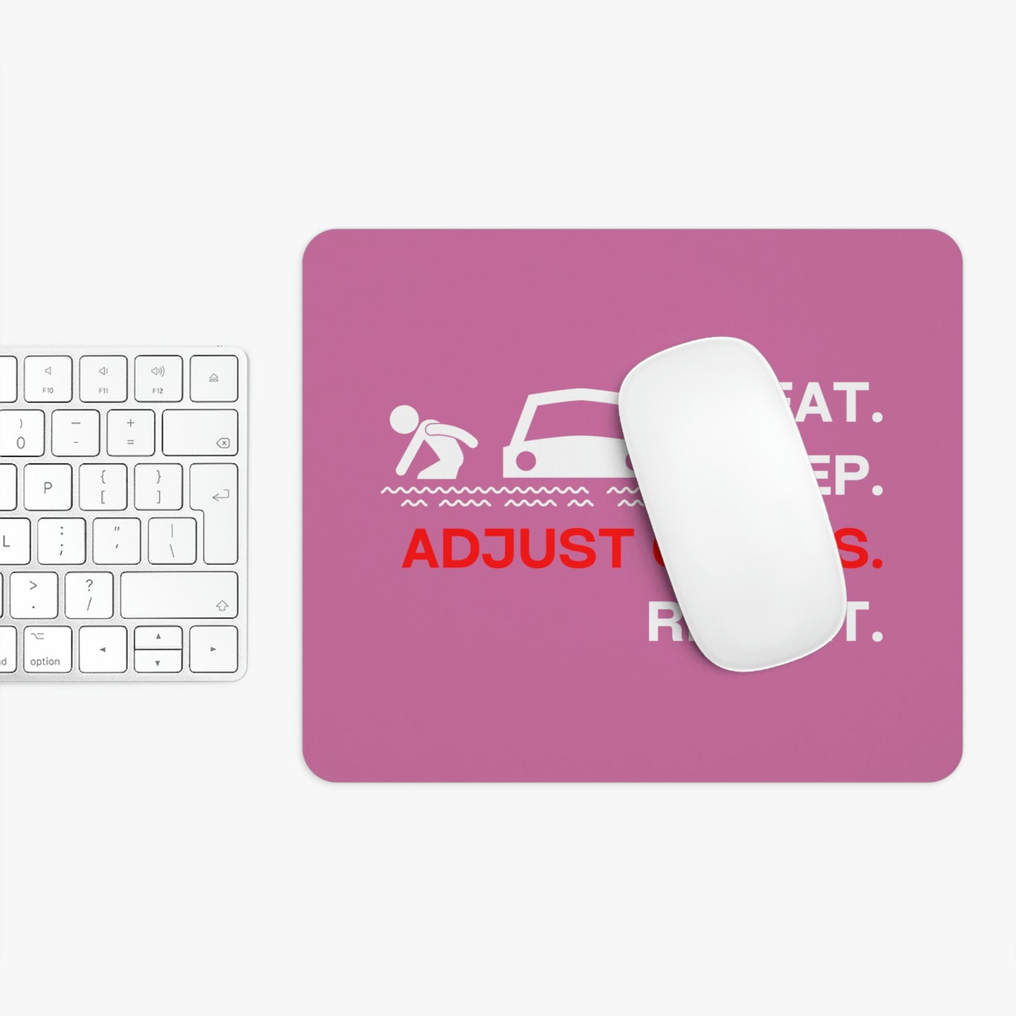 Claims Adjuster (Flooded Car/ Pink) Mouse Pad