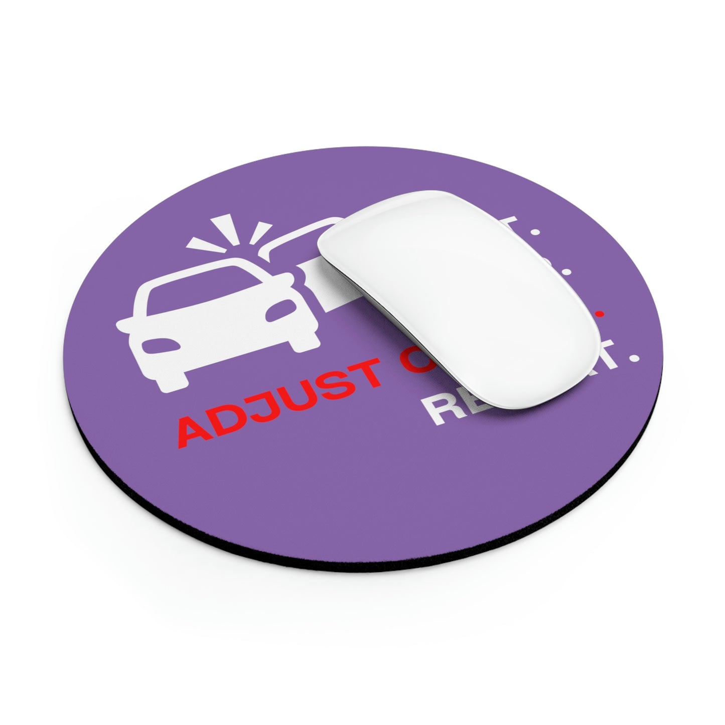 Claims Adjuster (Double Car/ Light Purple) Mouse Pad