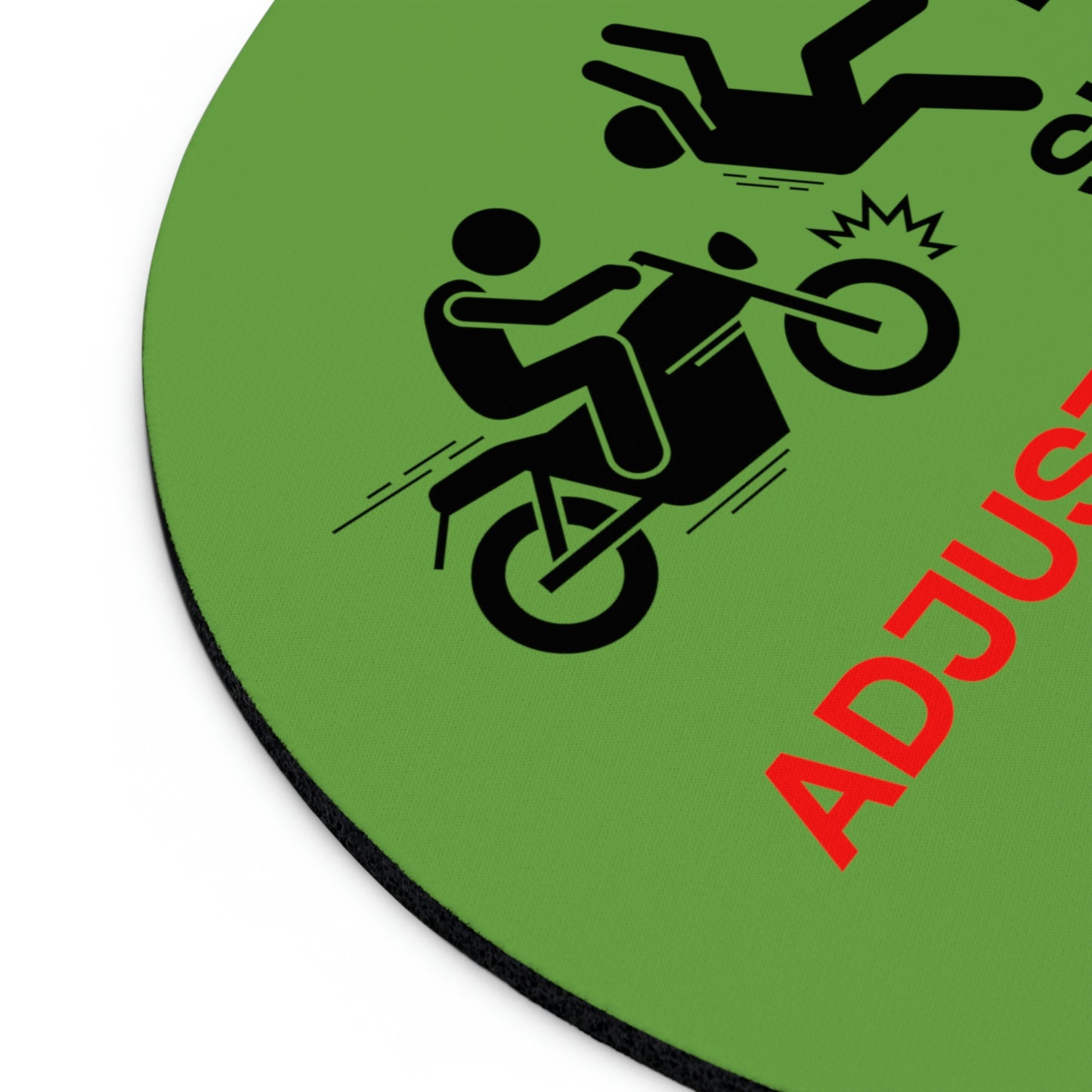 Claims Adjuster (Motorcyclist/Pedestrian/Green) Mouse Pad