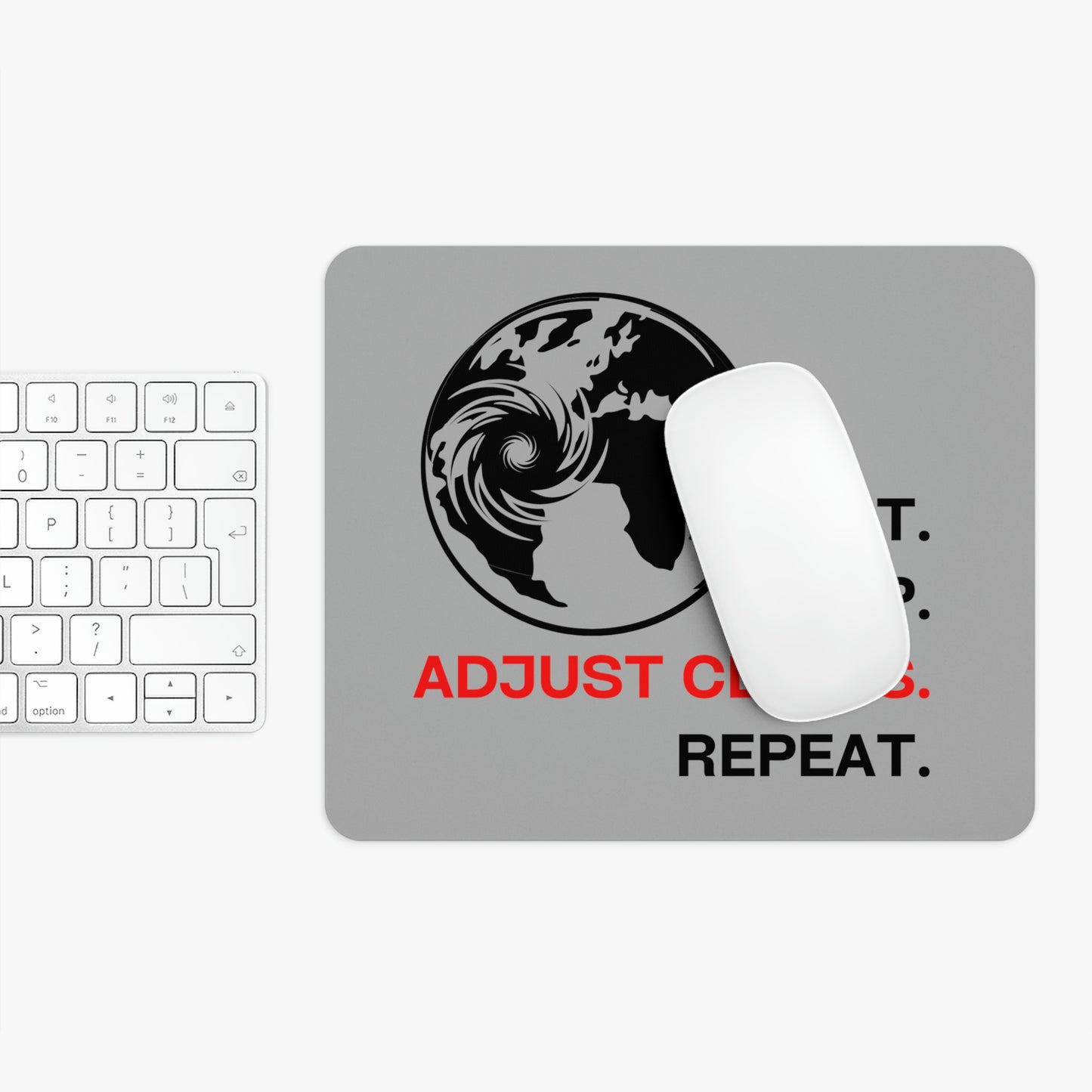 Claims Adjuster (Hurricane / Light Gray) Mouse Pad