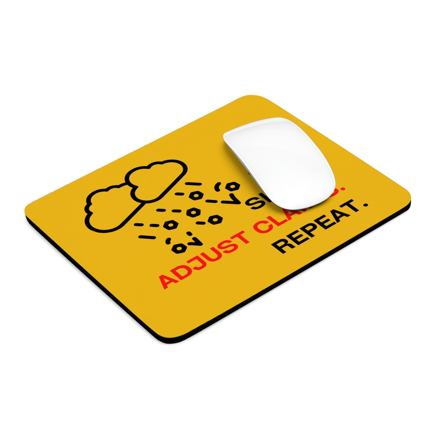 Claims Adjuster (Hail Storm / Yellow) Mouse Pad