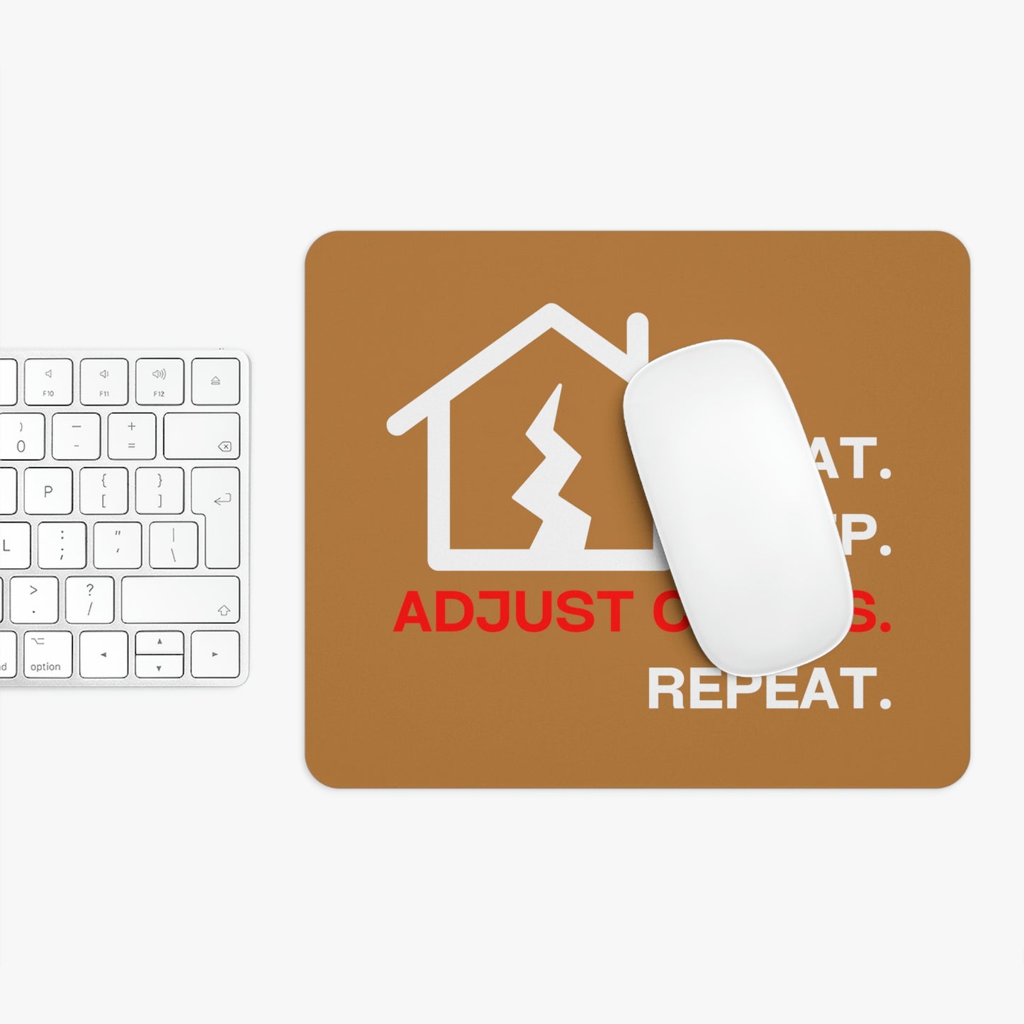 Claims Adjuster (Earthquake/Light Brown) Mouse Pad