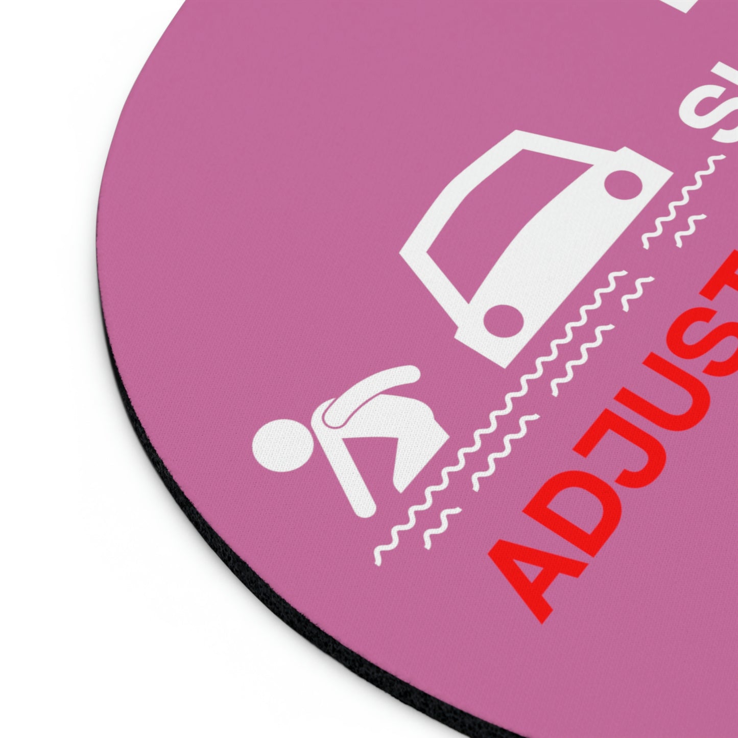 Claims Adjuster (Flooded Car/ Pink) Mouse Pad
