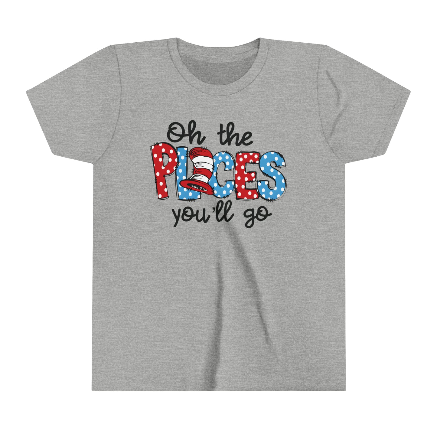 Oh The Places You'll Go Youth Short Sleeve Tee