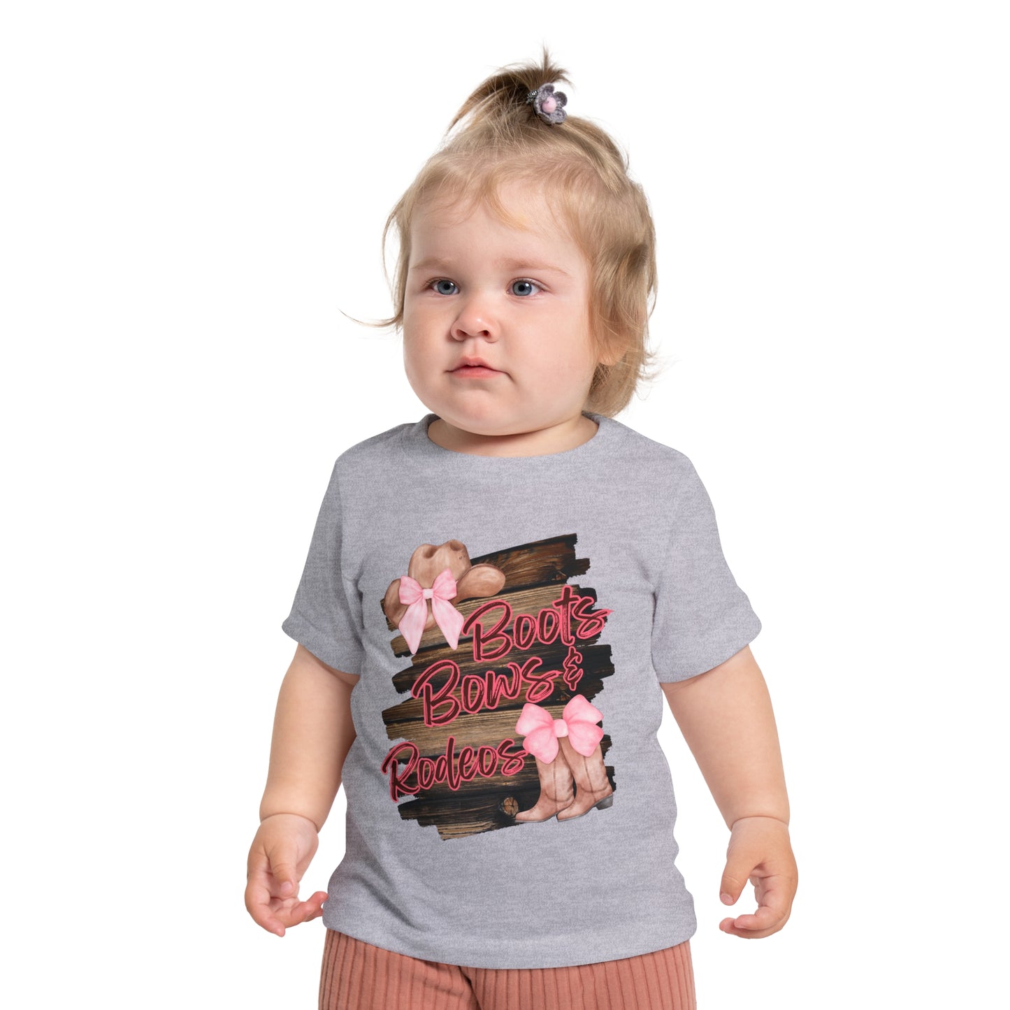 Boots, Bows and Rodeos Baby Tee