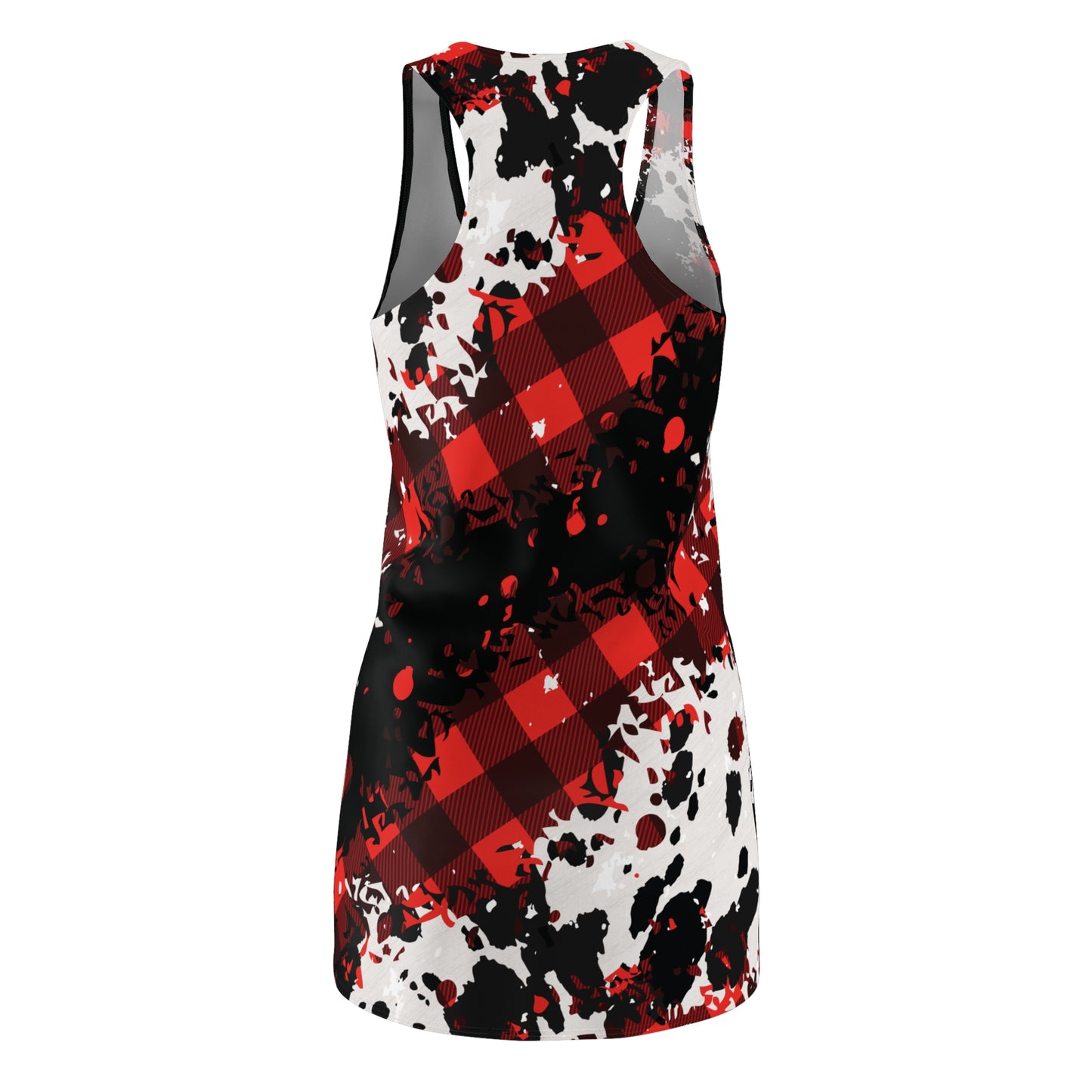 "Vikings Fade" Sleek Black Razorback Dress – Northside Made Collection