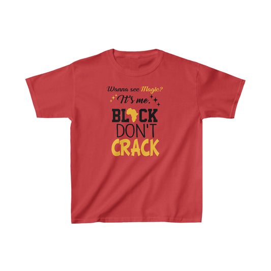 Black Don't Crack Kids Tee